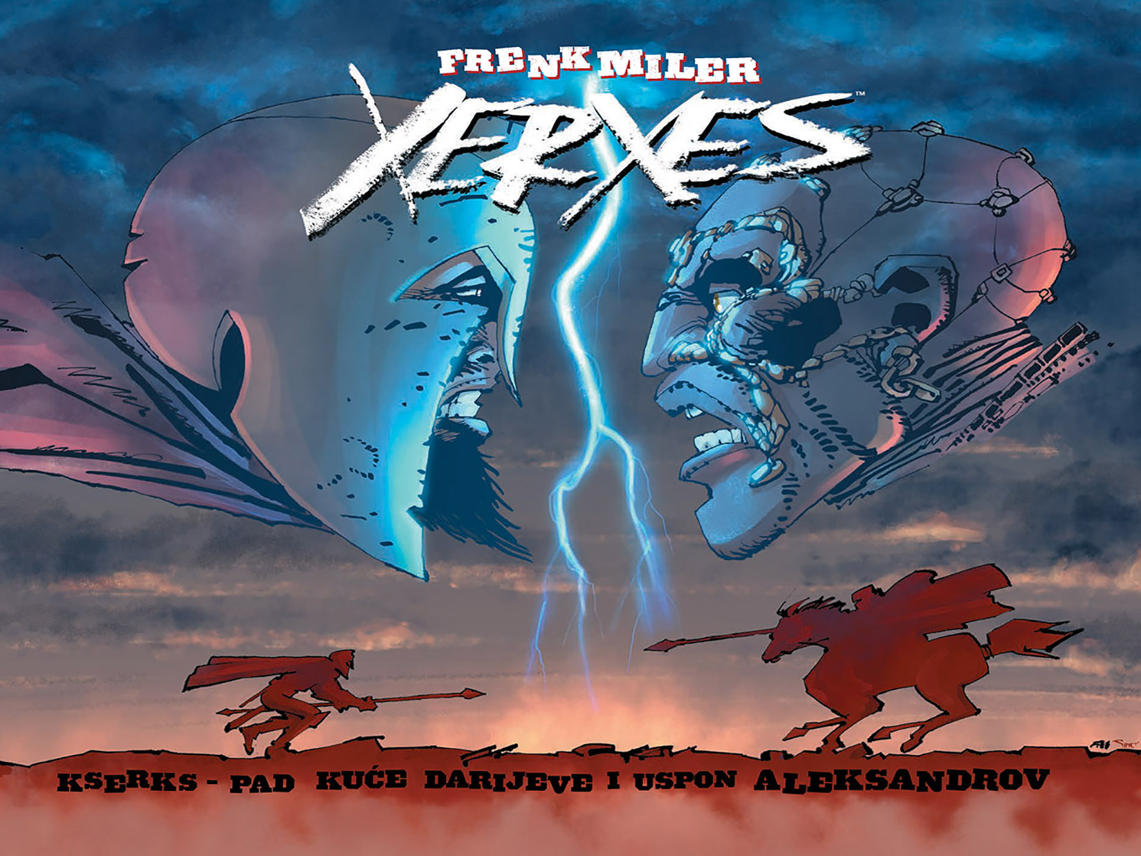 Frenk Miler, Kserks, knjiga, korice Foto: Promo