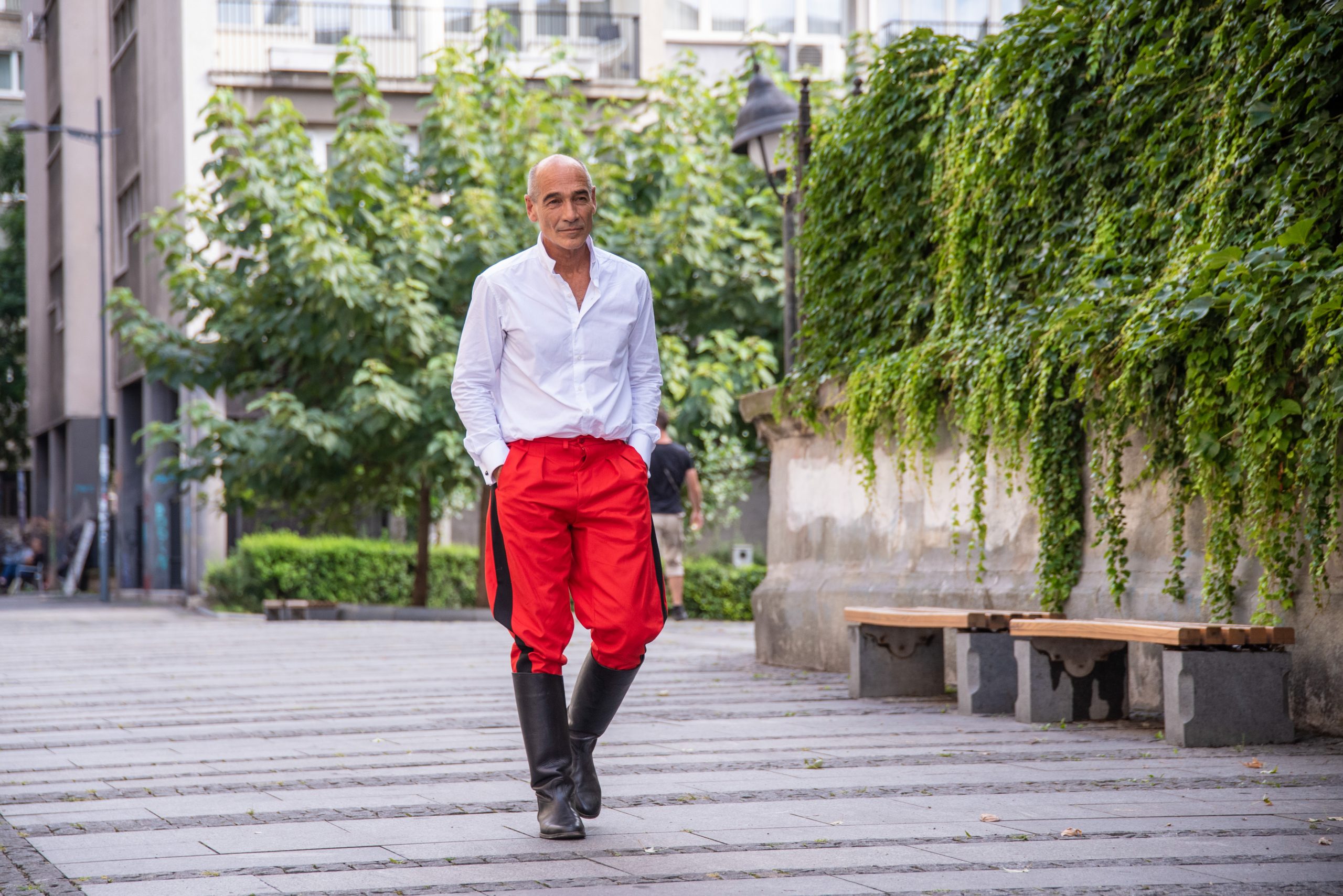 Beograd 15. avgust 2020. Snimanje serije Kralj Foto:Dragan Mujan/Nova.rs