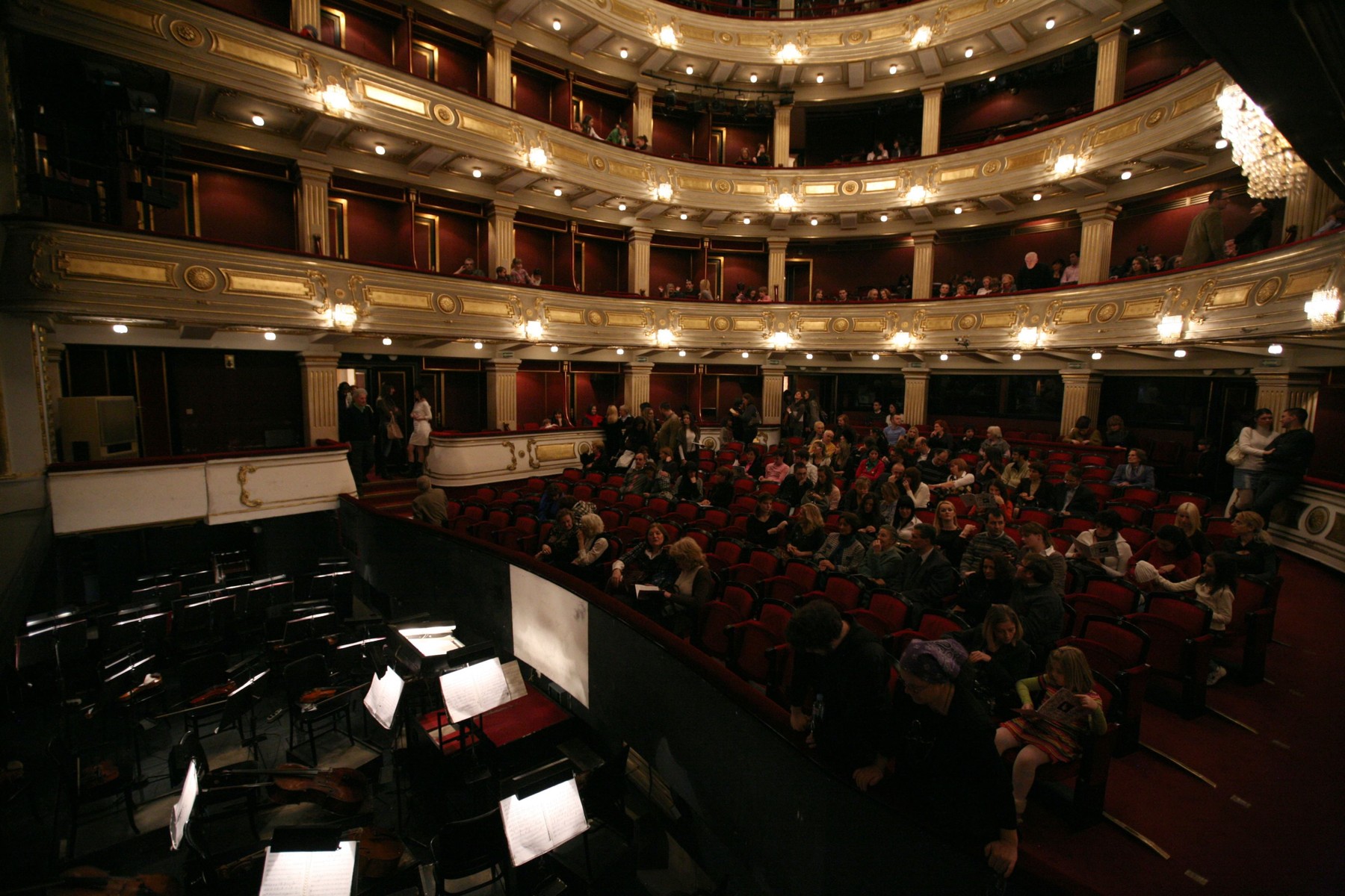 Ballet the Swan Lake by Pyotr Tchaikovsky in the National Theatre in Belgrade, Serbia.