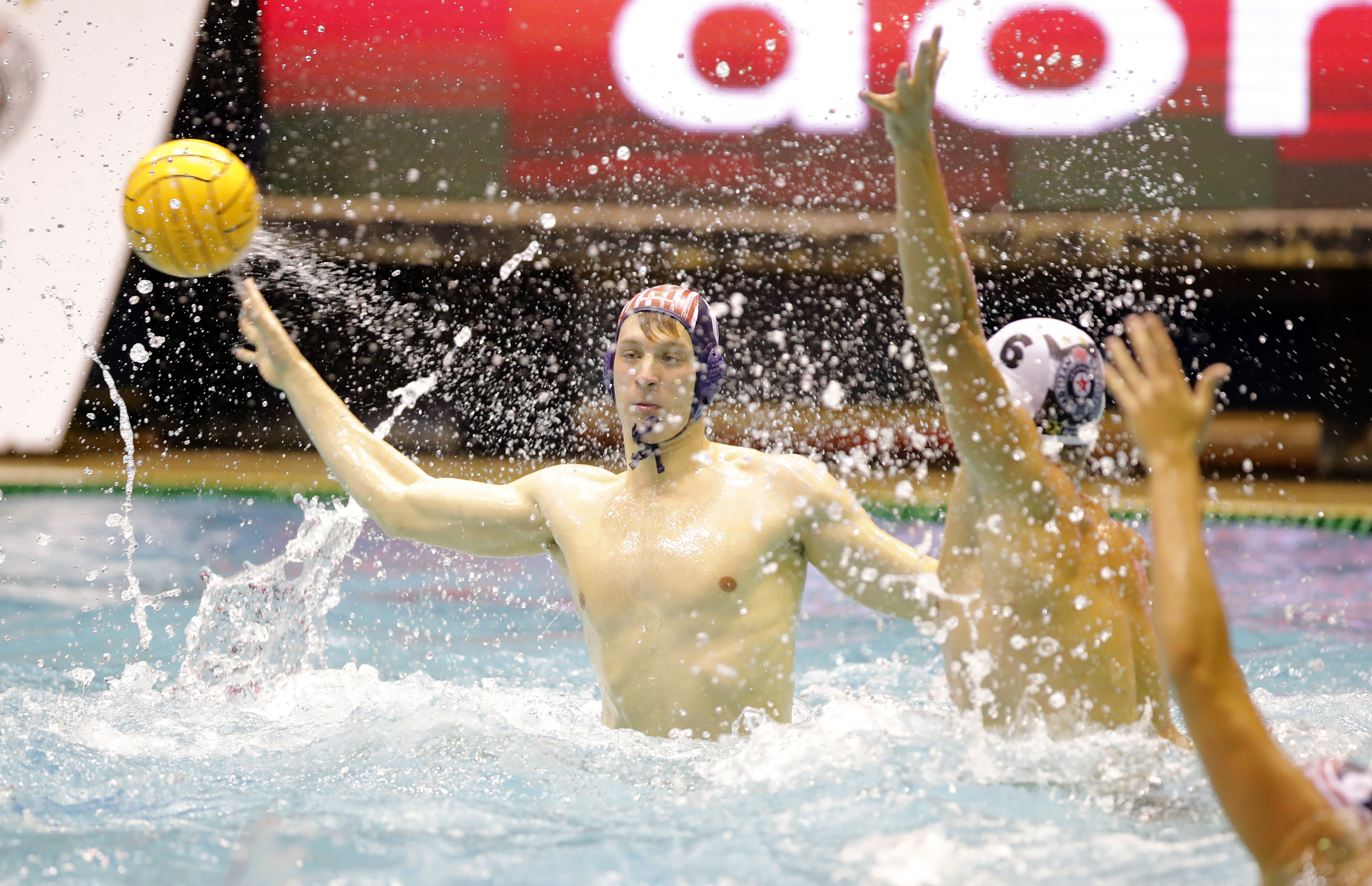 Marko Jankovic Vaterpolo Water polo waterpolo Partizan - Crvena Zvezda  Belgrade, Serbia on Sept. 20, 2019. Beograd, Srbija 20.9.2019. (credit image &amp; photo: Pedja Milosavljevic / STARSPORT)