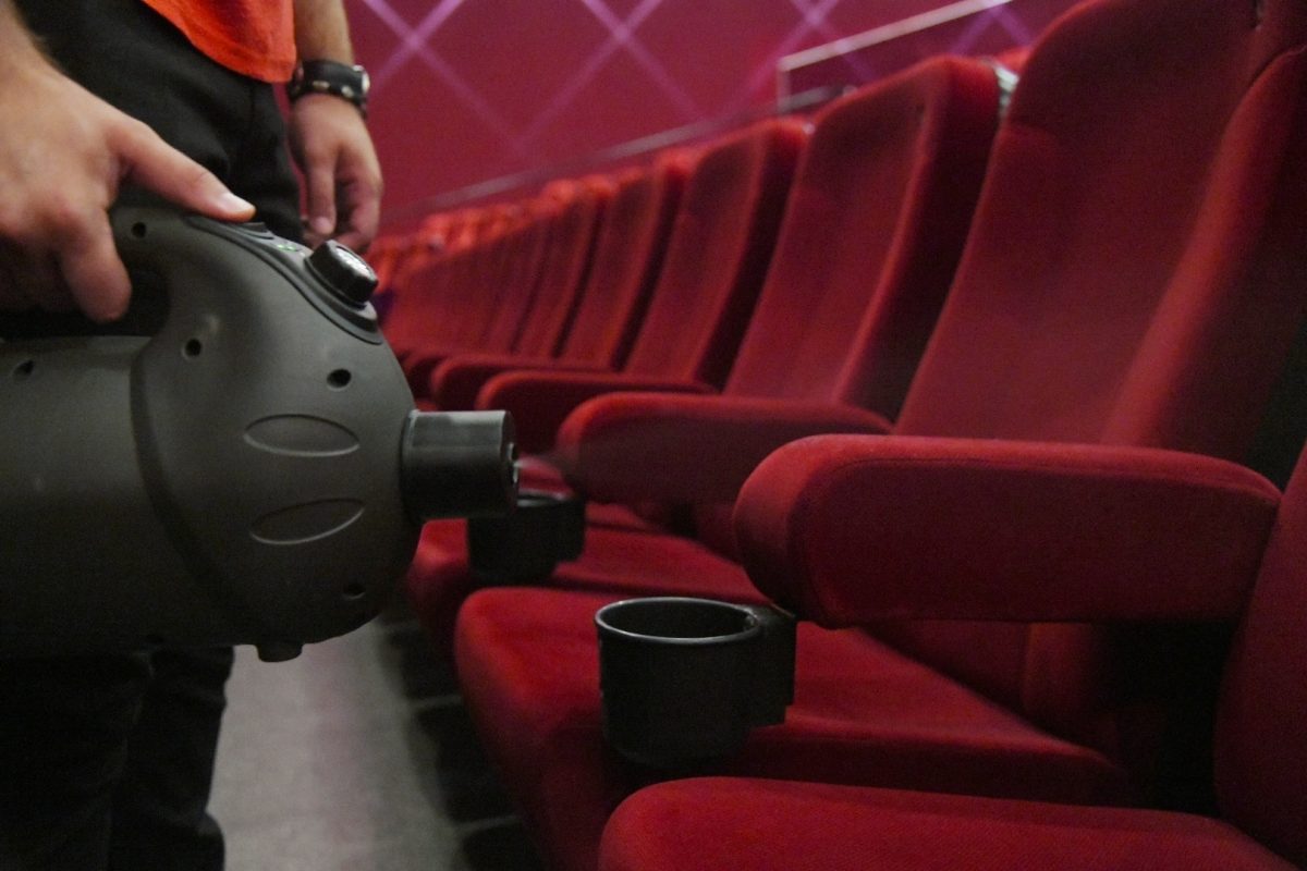 Beograd 25.08.2020. Bioskop, bioskopska sala, sedišta, otvaranje bioskopa, dezinfekcija, koronavirus, sinepleks, cineplex, tržni centar Ušće Foto: Nemanja Jovanović/Nova.rs