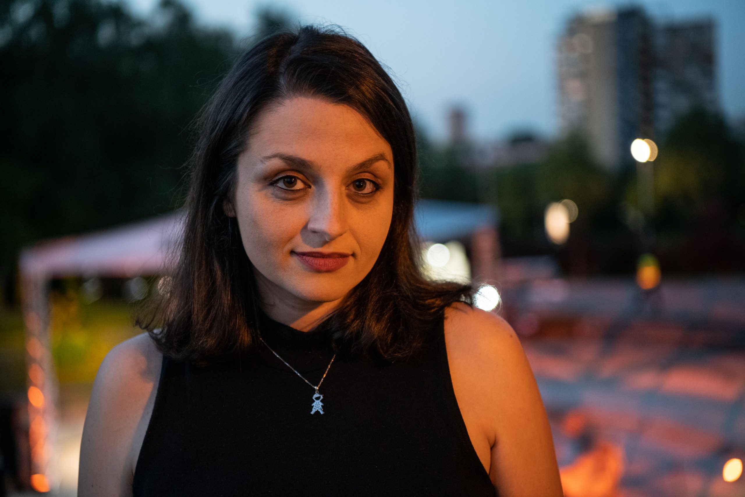 Beograd 28. avgust 2020. Knjizevni festival Krokodil, prve veceri   Krokodil je predstavio autorke iz Srbije i regiona: Lanu Bastasic, Lejlu Kalamujic, Radmilu Petrovic, Adelinu Tersani, Anu Vuckovic i Milicu Vuckovic Foto:Dragan Mujan/Nova.rs