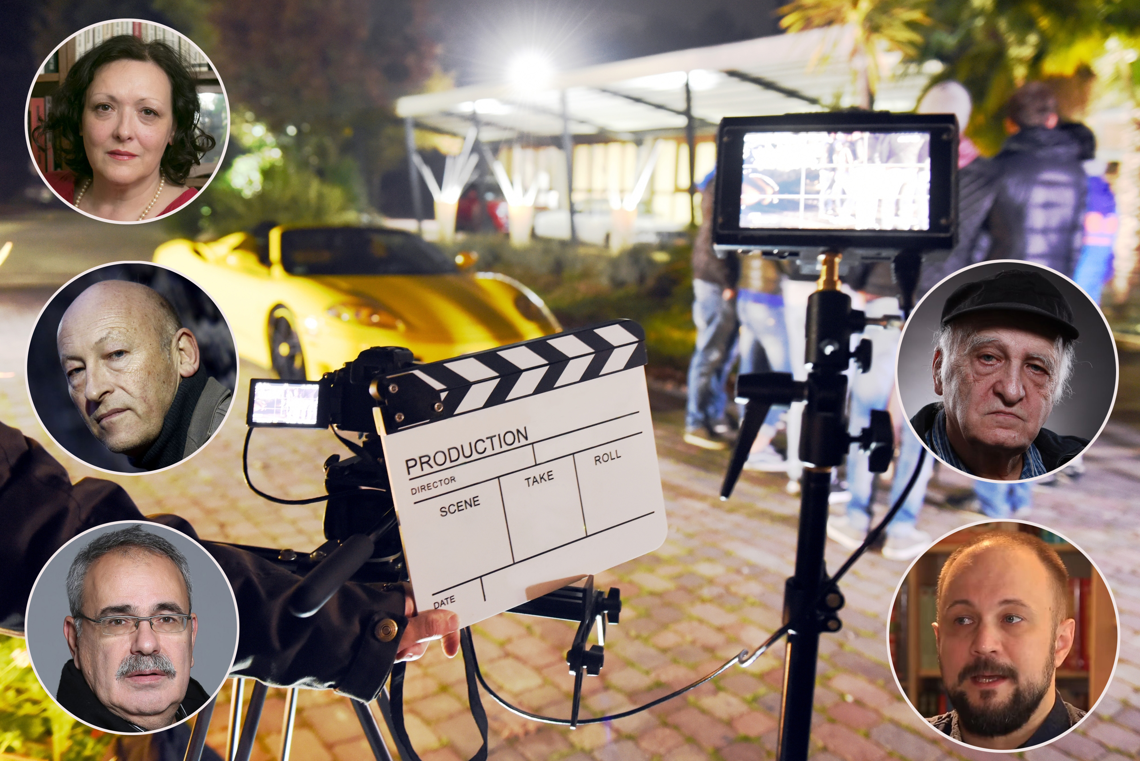 Jelena Lengold, Nebojša Romčević, Mihajlo Pantić, Filip David, Oto Oltvanji, pisci, ekranizacija knijga, ilustracija Foto: Shutterstock