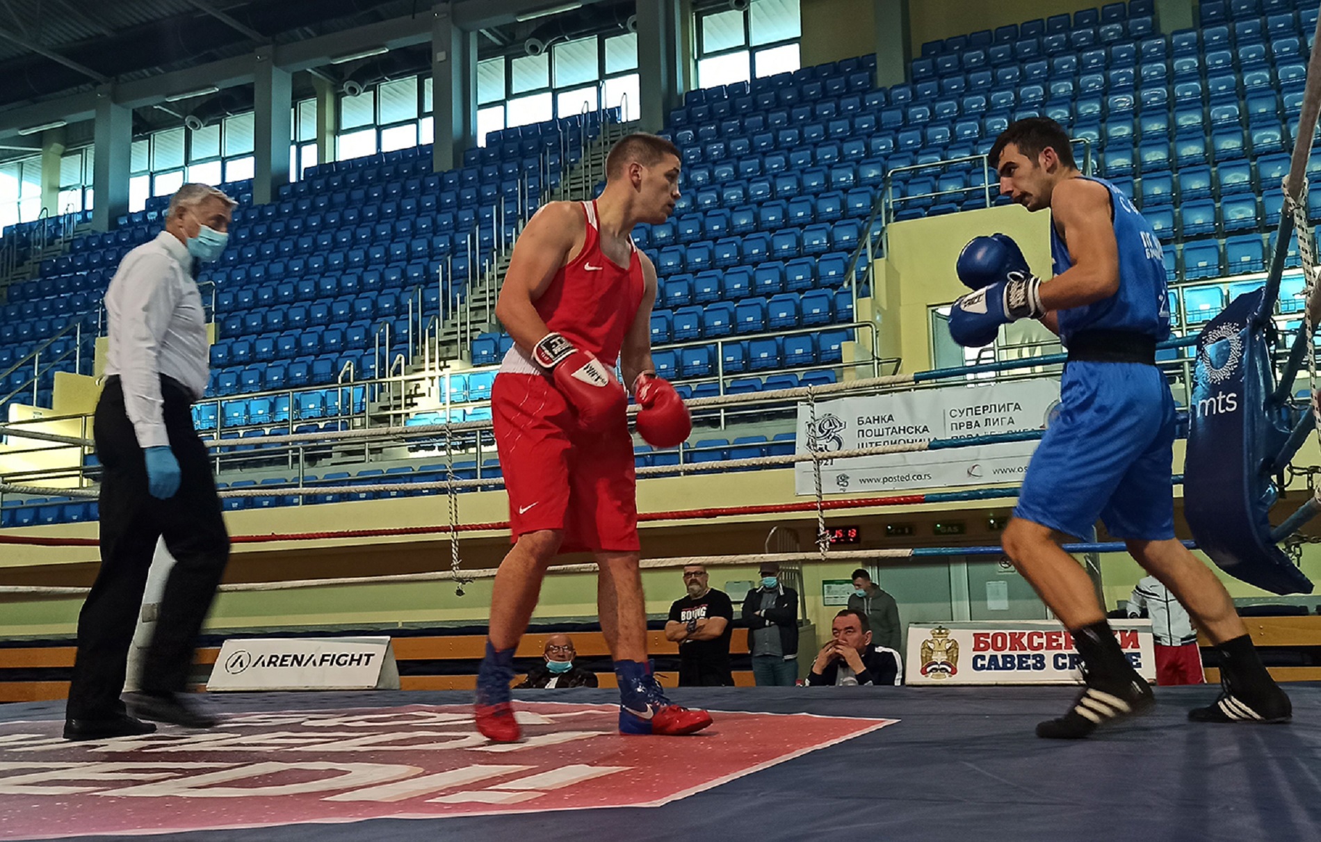 Sandro Poletan (u crvenoj opremi); 
Foto: Bokserski savez Srbije