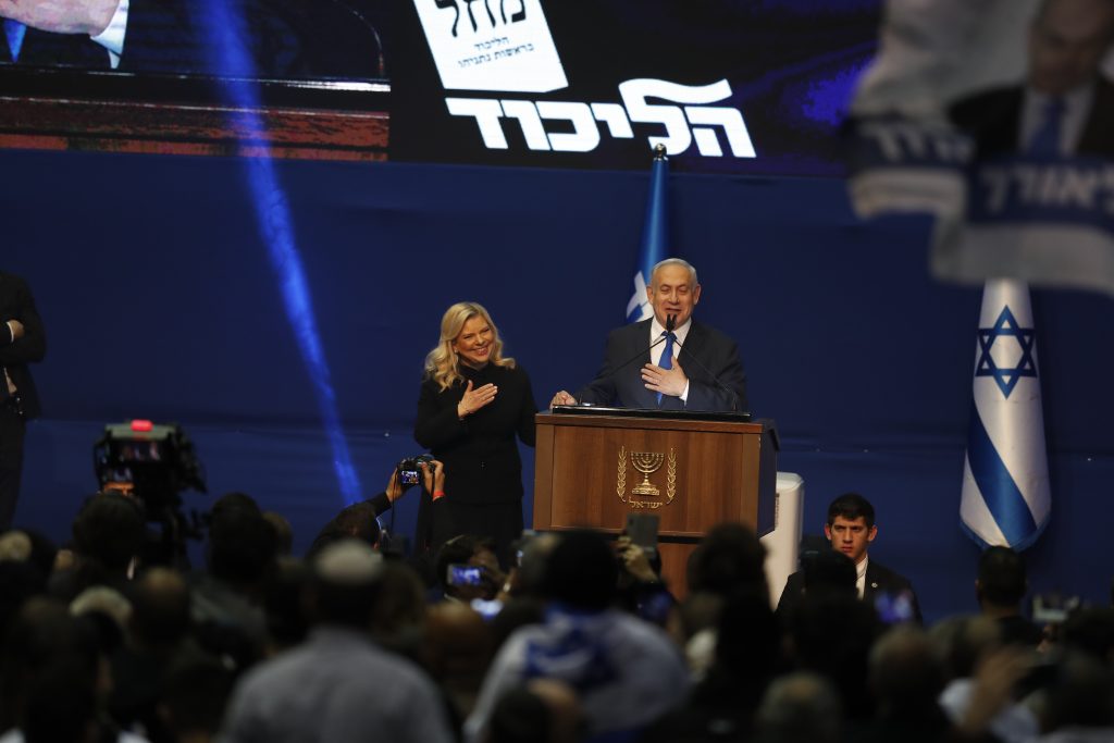 Benjamin Netanjahu Israel, 03 March 2020. Foto:EPA-EFE/ATEF SAFADI