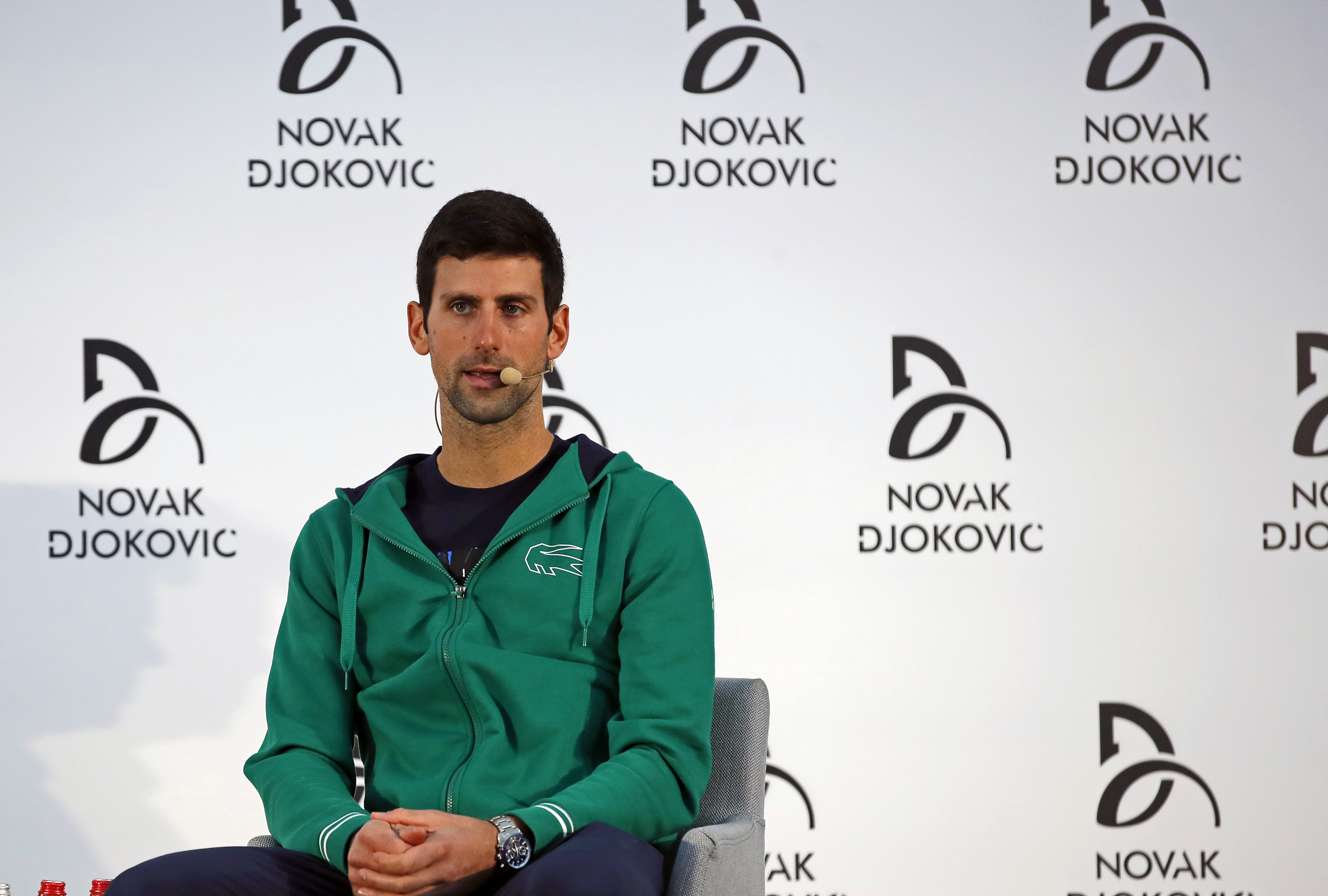 Novak Djokovic press konferencija 18.2.2020. (credit image &amp; photo: STARSPORT/ Pedja Milosavljevic)