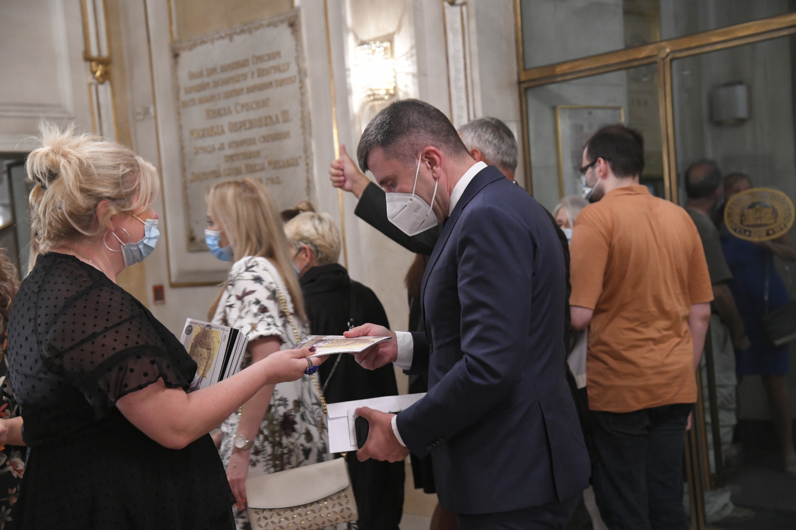 Beograd, 09.09.2020. Narodno pozorište, nova sezona otvorena, Zoran Đorđević, Premijera predstave "Vasa Železnova i drugi"  Foto: Nemanja Jovanović/Nova.rs