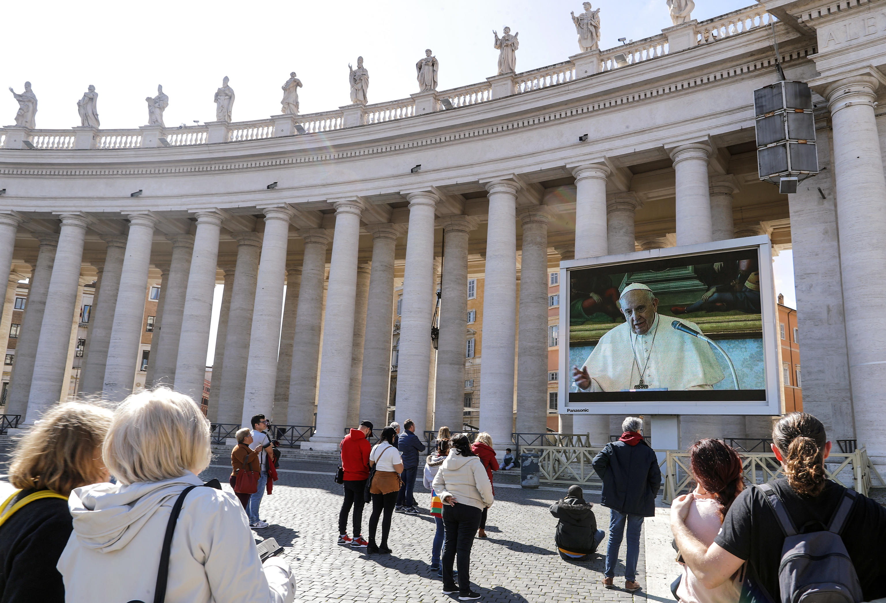 Pope Francis leads Angelus prayer through livestream due to coronavirus