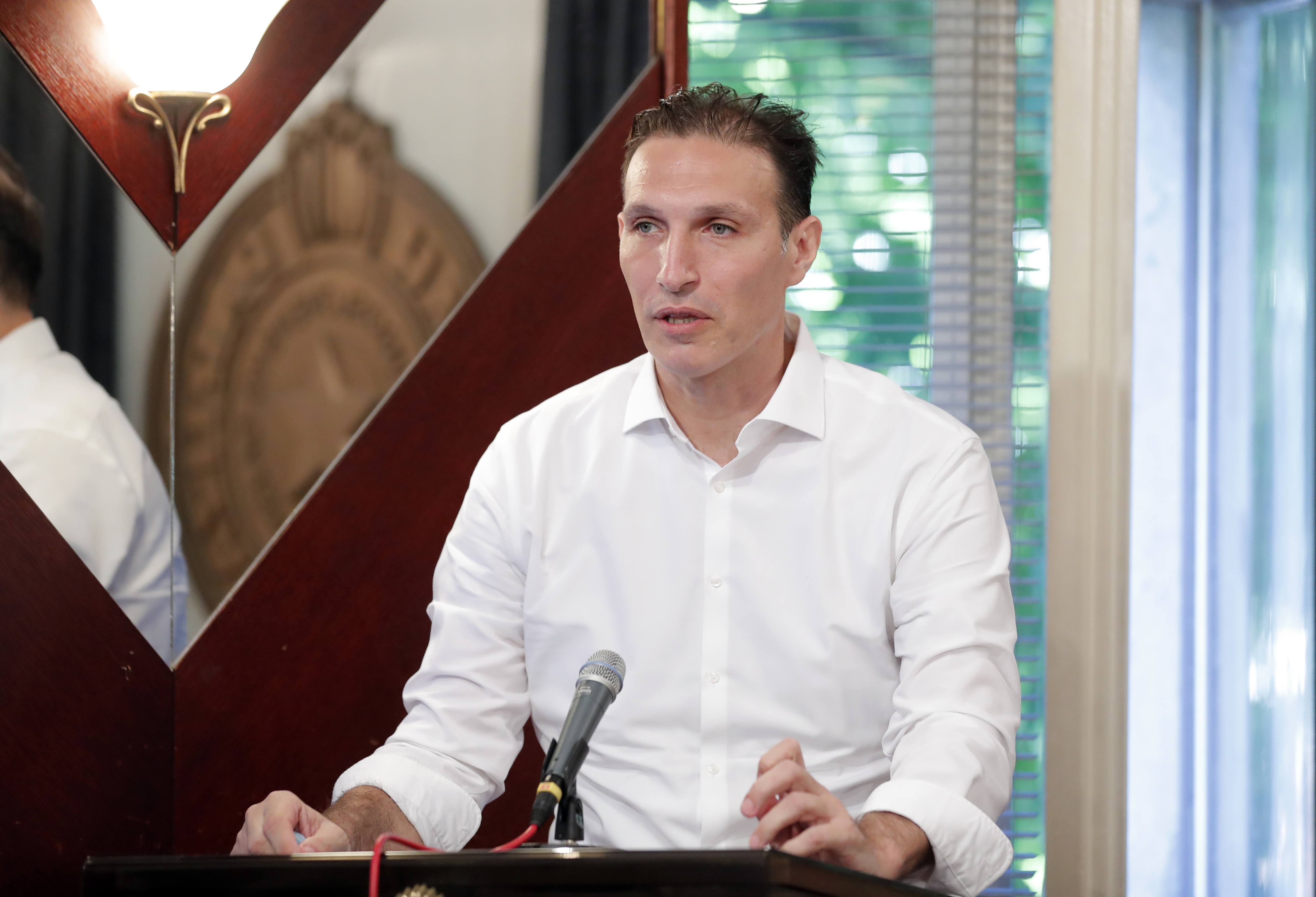 Nikola Kuljaca Vaterpolo klub Partizan, vanredna skupstina,  Srbija, Serbia 30. Avgust 2020. Beograd, Srbija   foto: Pedja Milosavljevic / STARSPORT