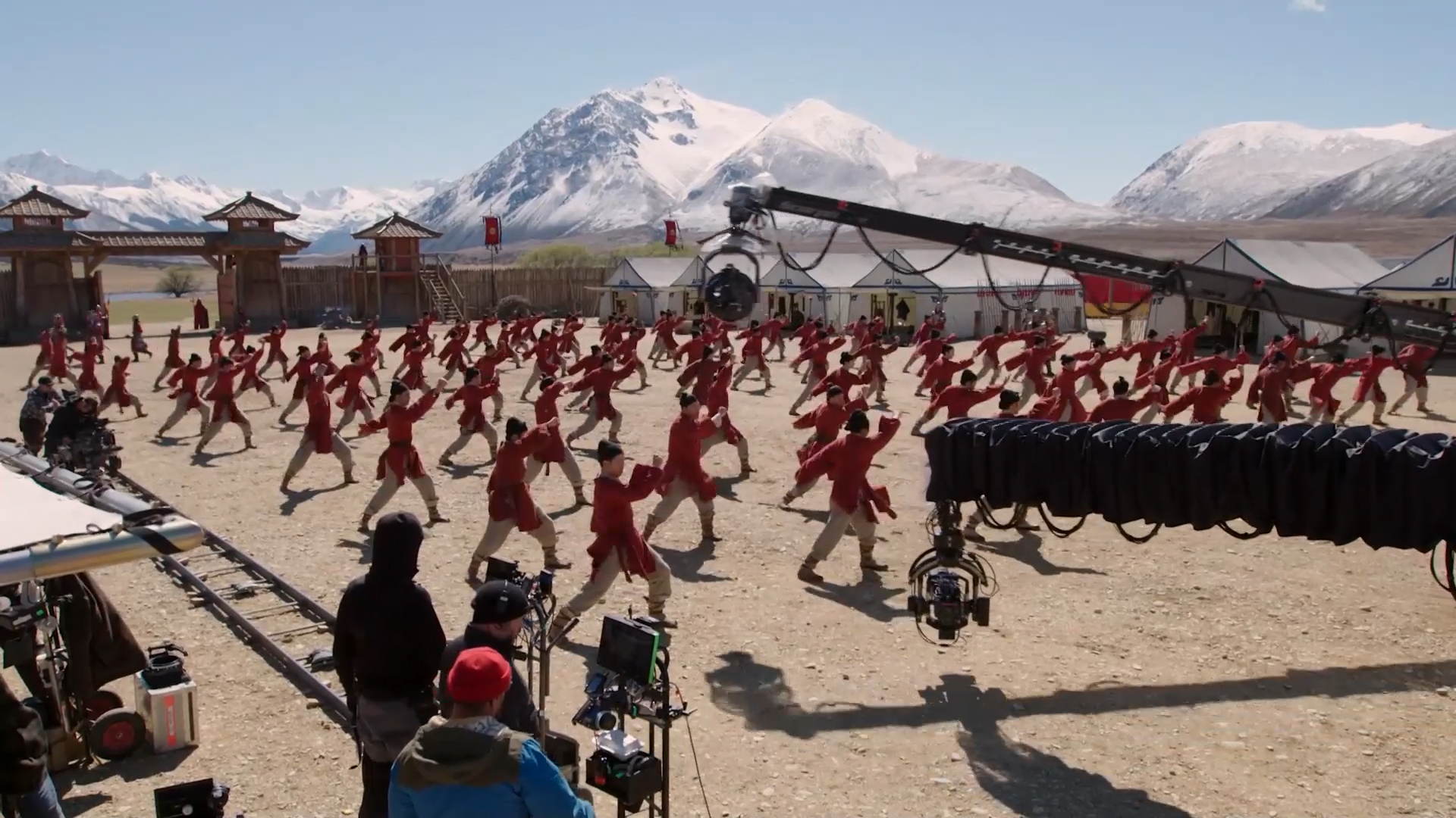 Mulan printscreen, snimanje filma