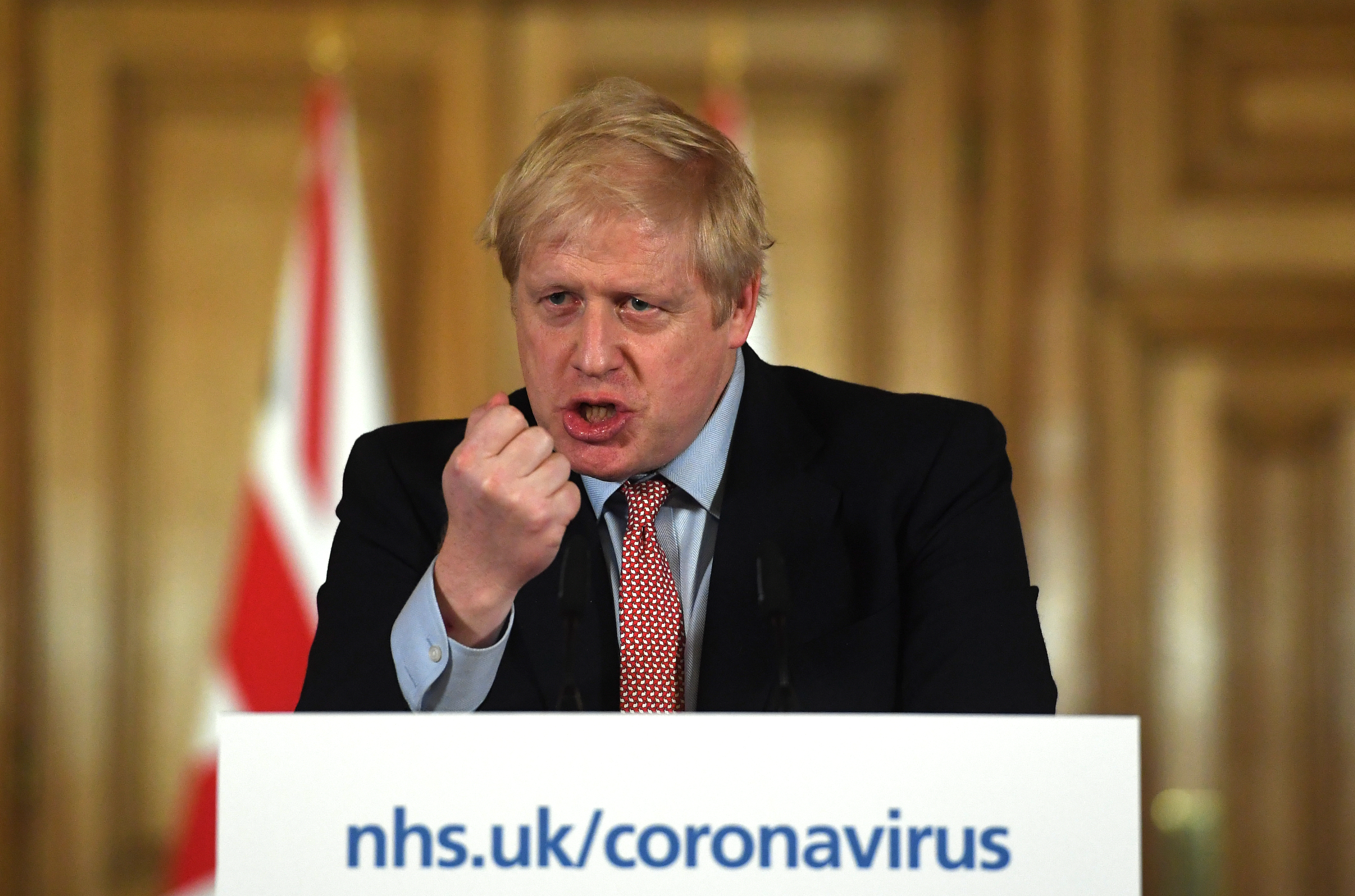 Prime Minister Boris Johnson press conference on Coronavirus in Britain