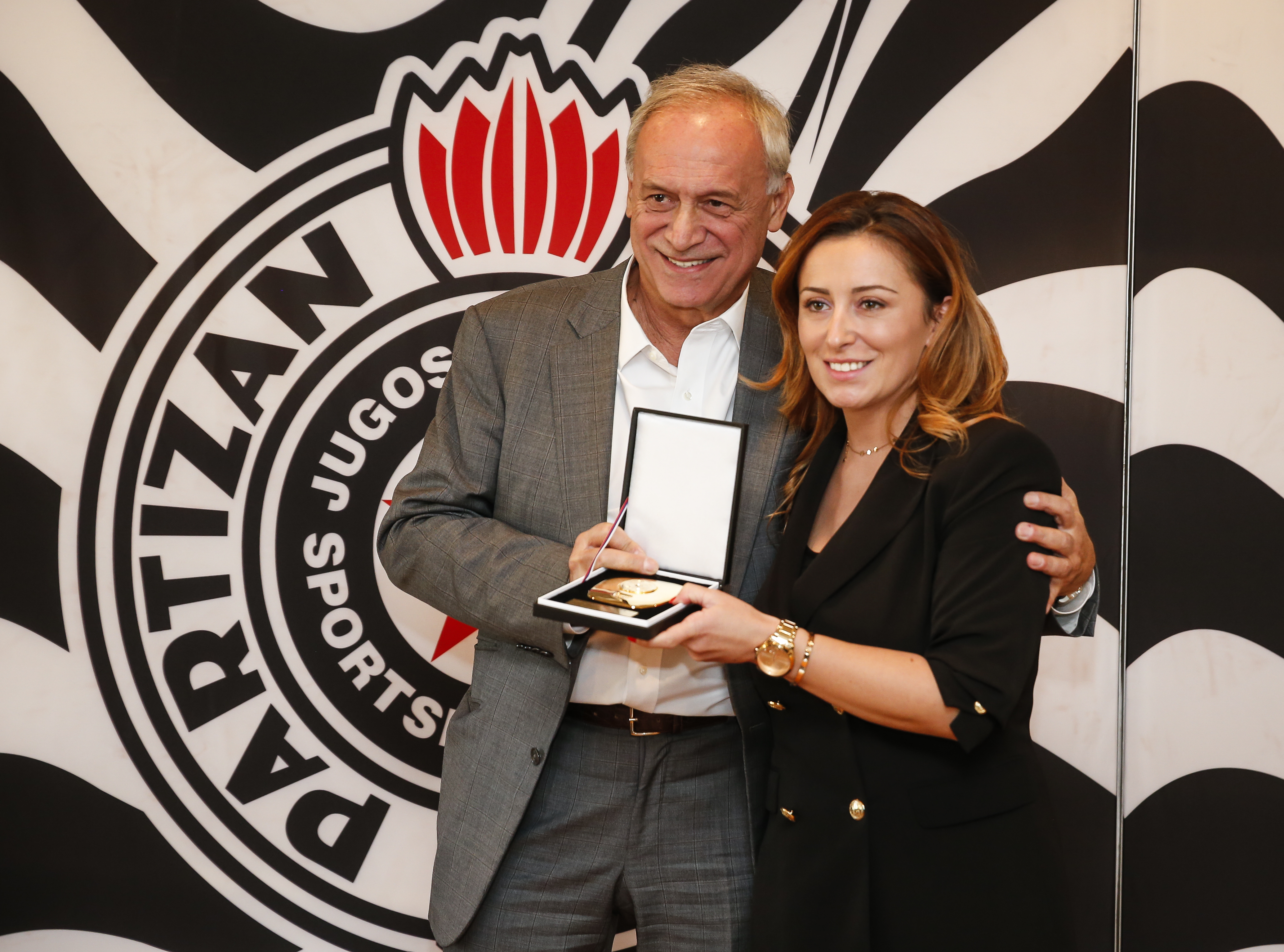 JSD Partizan-Godisnje nagrade
Miorad Vucelic (L) and Andrea Arsovic
Beograd, 04.09.2018.
foto: Srdjan Stevanovic/Starsportphoto ©