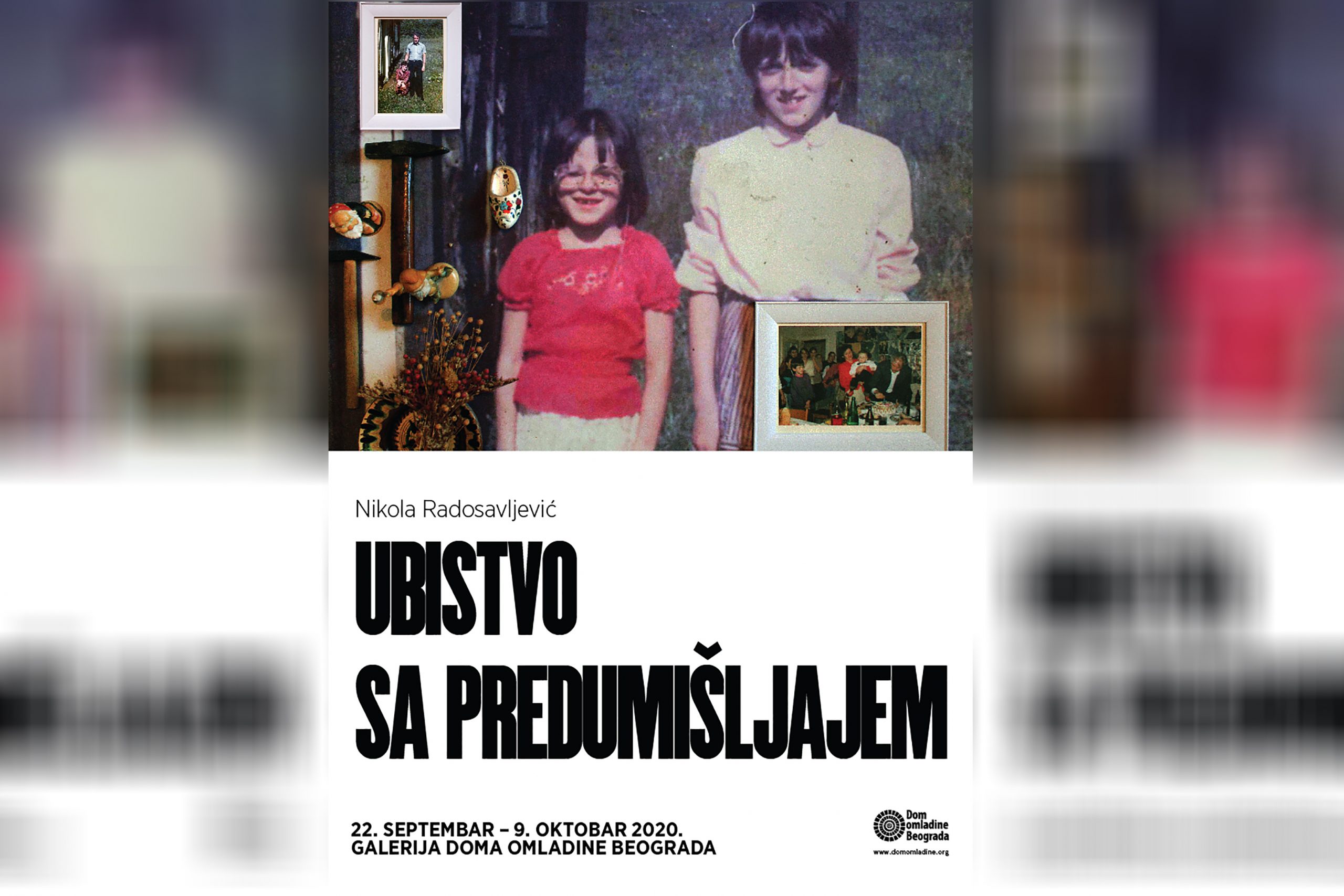 “UBISTVO SA PREDUMIŠLJAJEM” Nikole Radosavljevića u Galeriji DOB