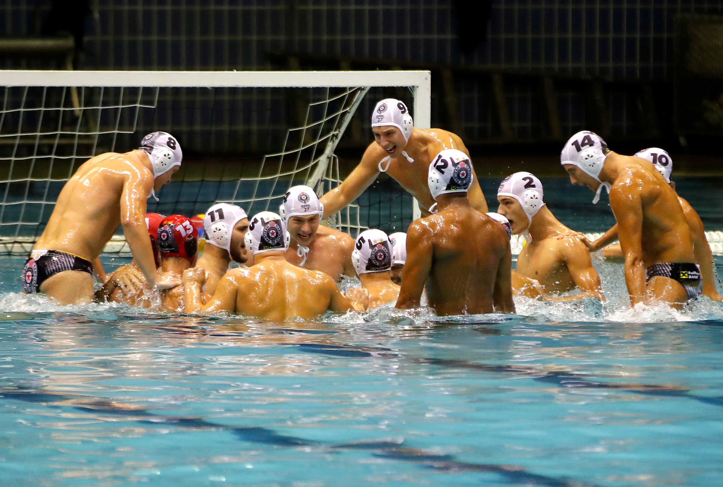 Vaterpolo Water polo waterpolo Partizan - Crvena Zvezda  Belgrade, Serbia on Sept. 20, 2019. Beograd, Srbija 20.9.2019.