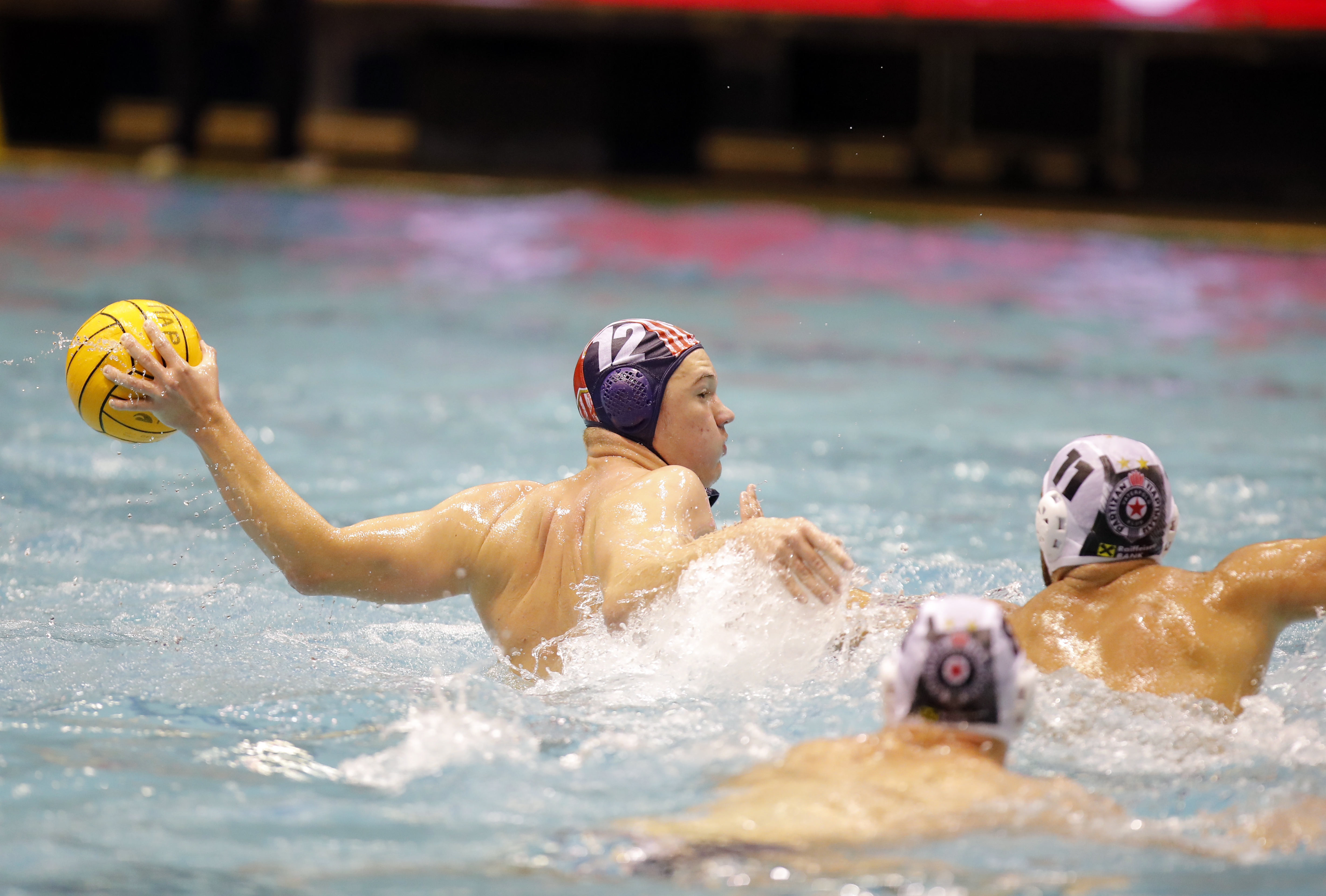 Marko Radovic Vaterpolo Water polo waterpolo Partizan - Crvena Zvezda  Belgrade, Serbia on Sept. 20, 2019. Beograd, Srbija 20.9.2019. (credit image &amp; photo: Pedja Milosavljevic / STARSPORT)