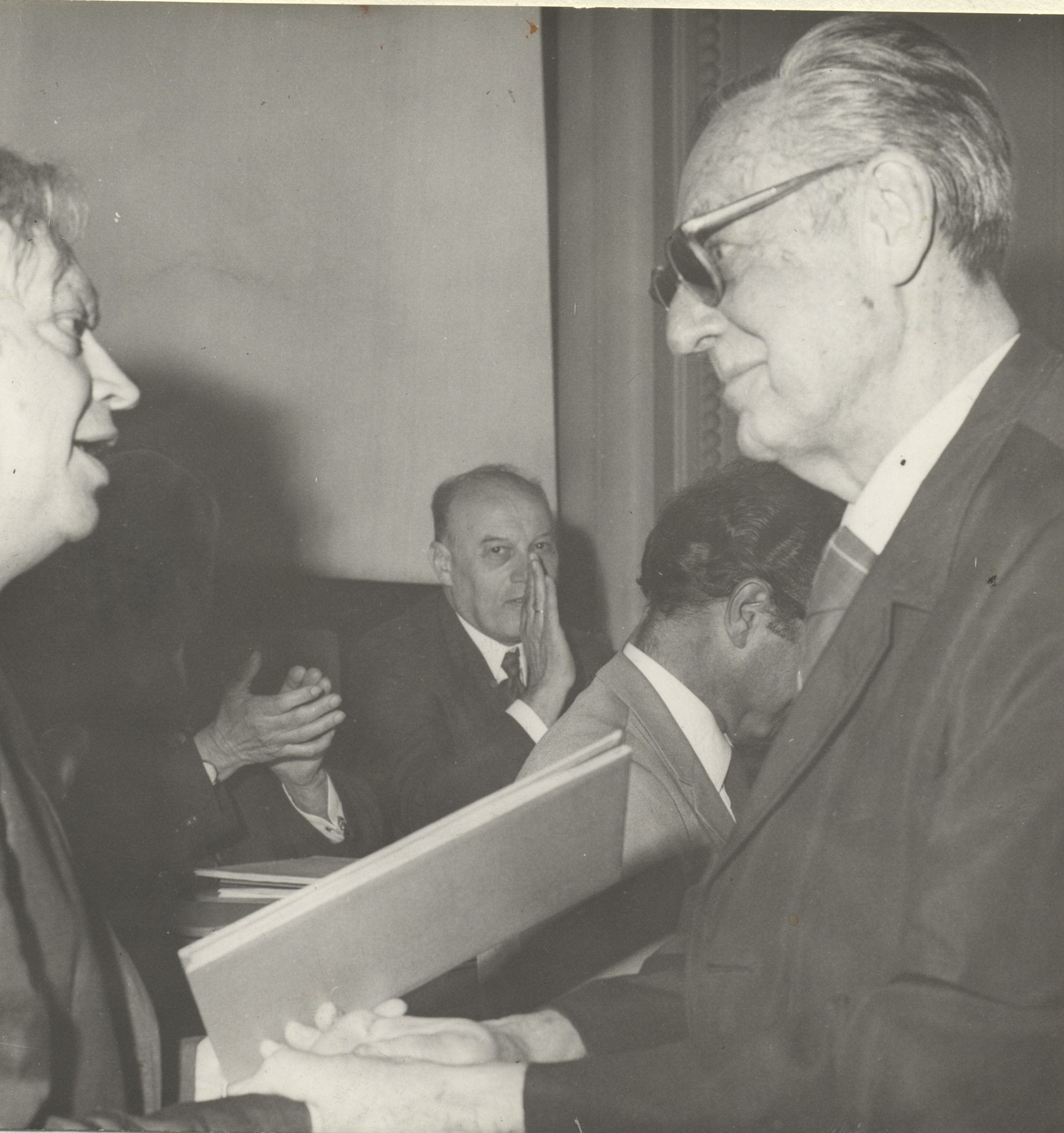 Конференција за новинаре у Галерији САНУ поводом отварања изложбе „Радови Александра Дерока”