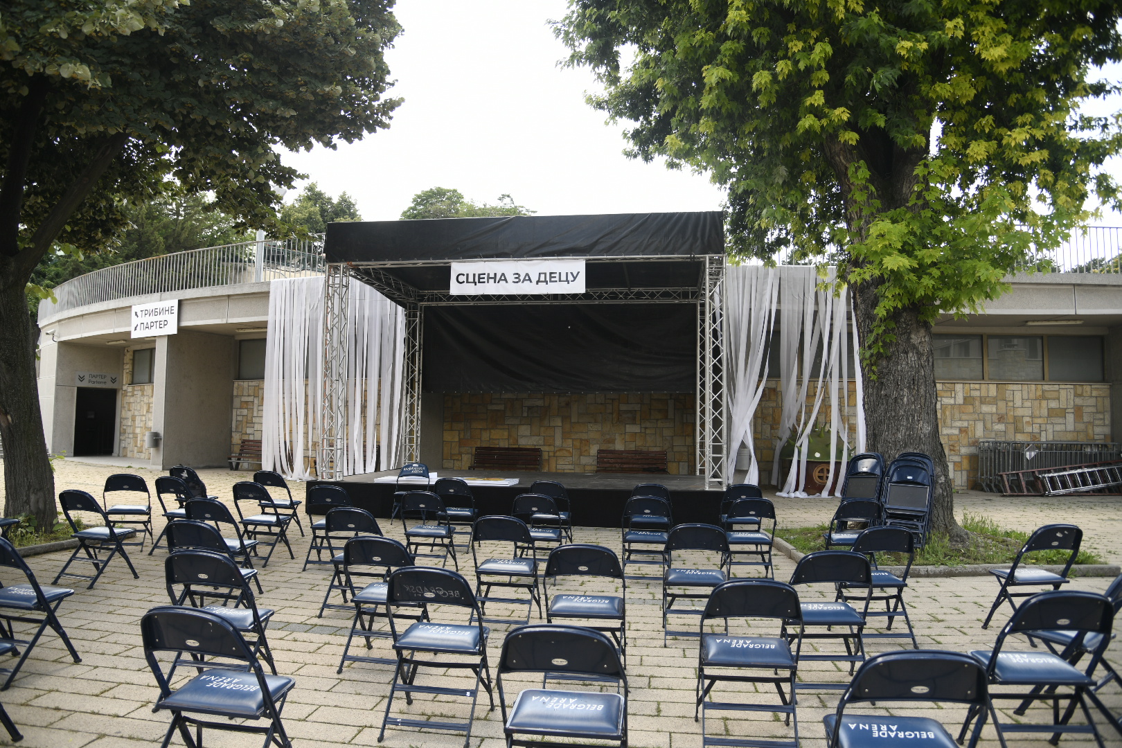 Beograd, 24.06.2020. Stadion Tašmajdan, Beogradska letnja scena, otvarnje, pripreme, Ponovo radi pozorište Foto: Nemanja Jovanović/Nova.rs