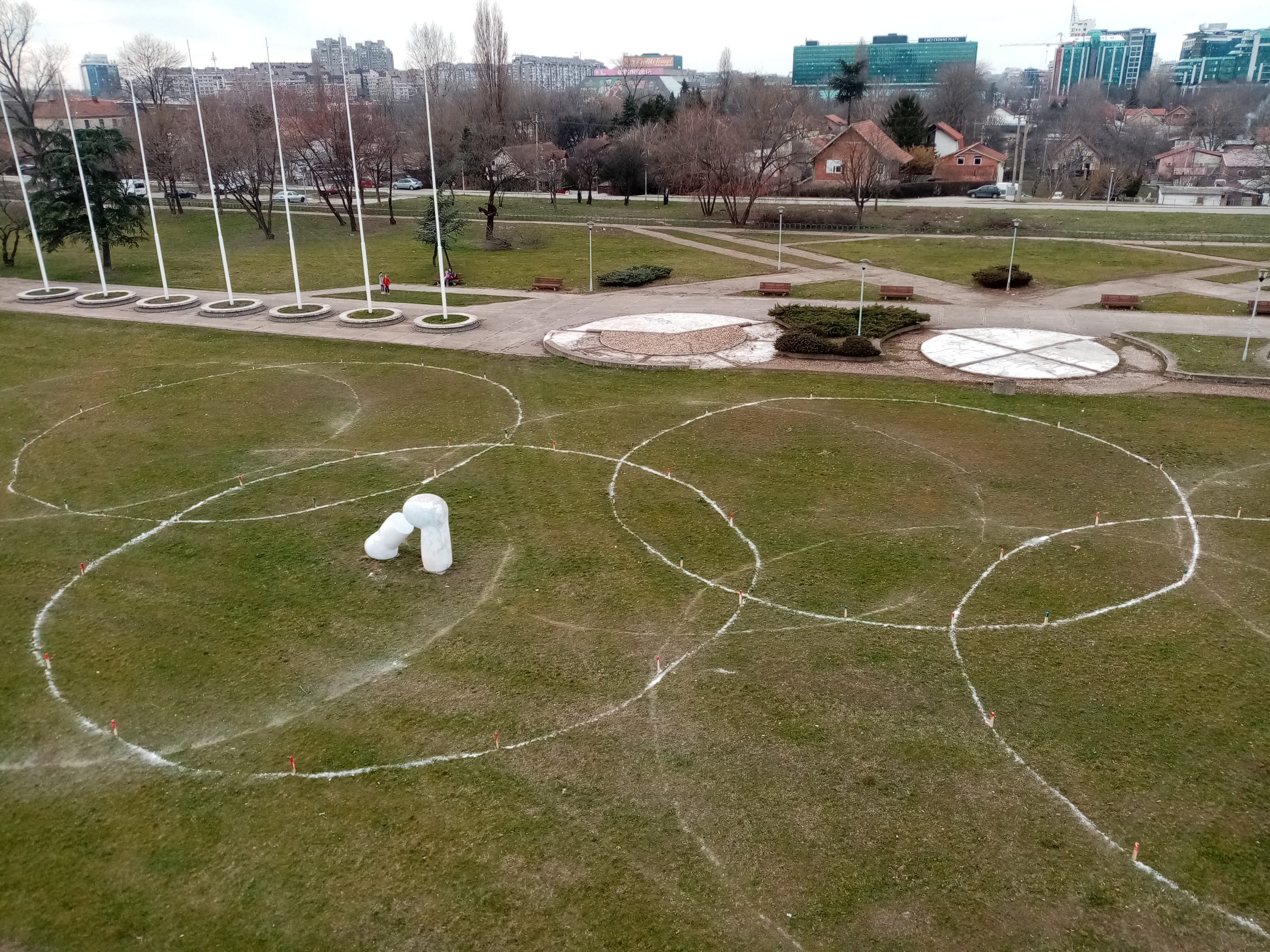 Skulptura, skulpture, grafit, čišćenje Foto: JKP Zelenilo Beograd/Promo