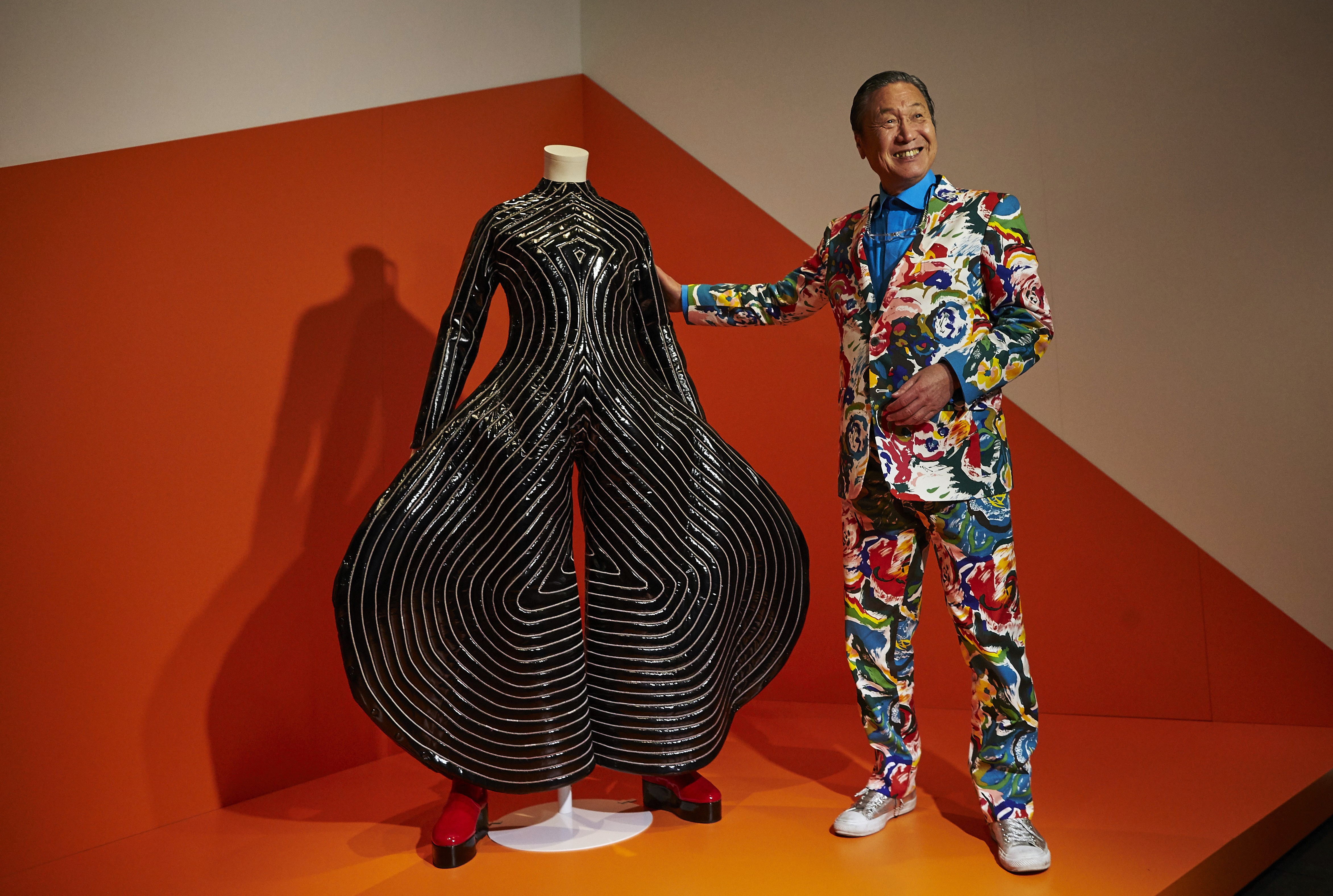 Japanese designer Kansai Yamamoto in Barcelona