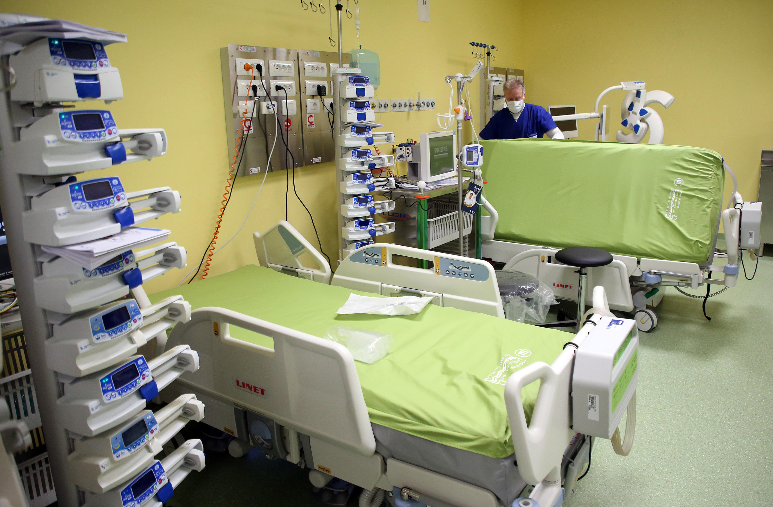 Koronavirus, Italija, ilustracija