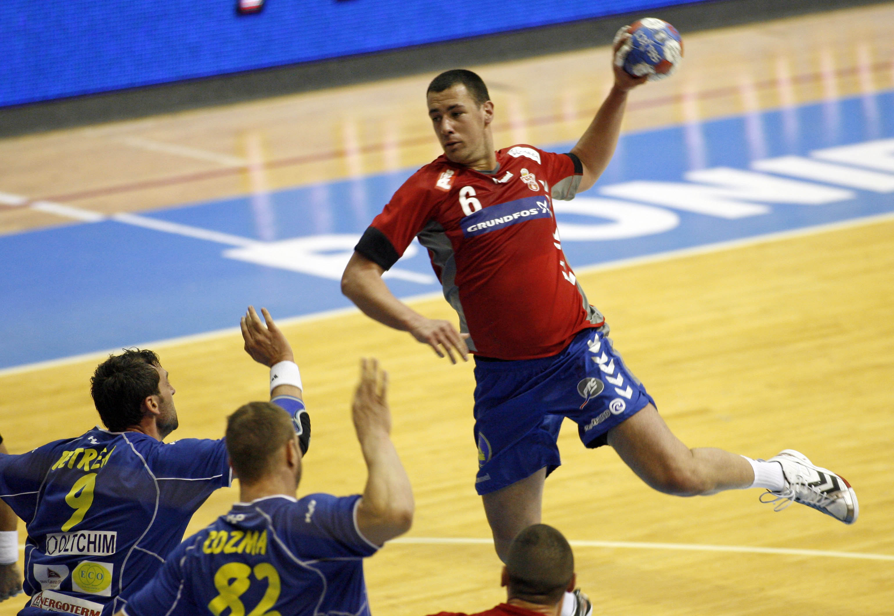 Vujin Marko Sport Rukomet Srbija Rumunija Serbia Romania Friendly Handball Belgrade Serbia Starsport Pedja Milosavljevic National Team 27.12.2008. photo: Pedja Milosavljevic / STARSPORT