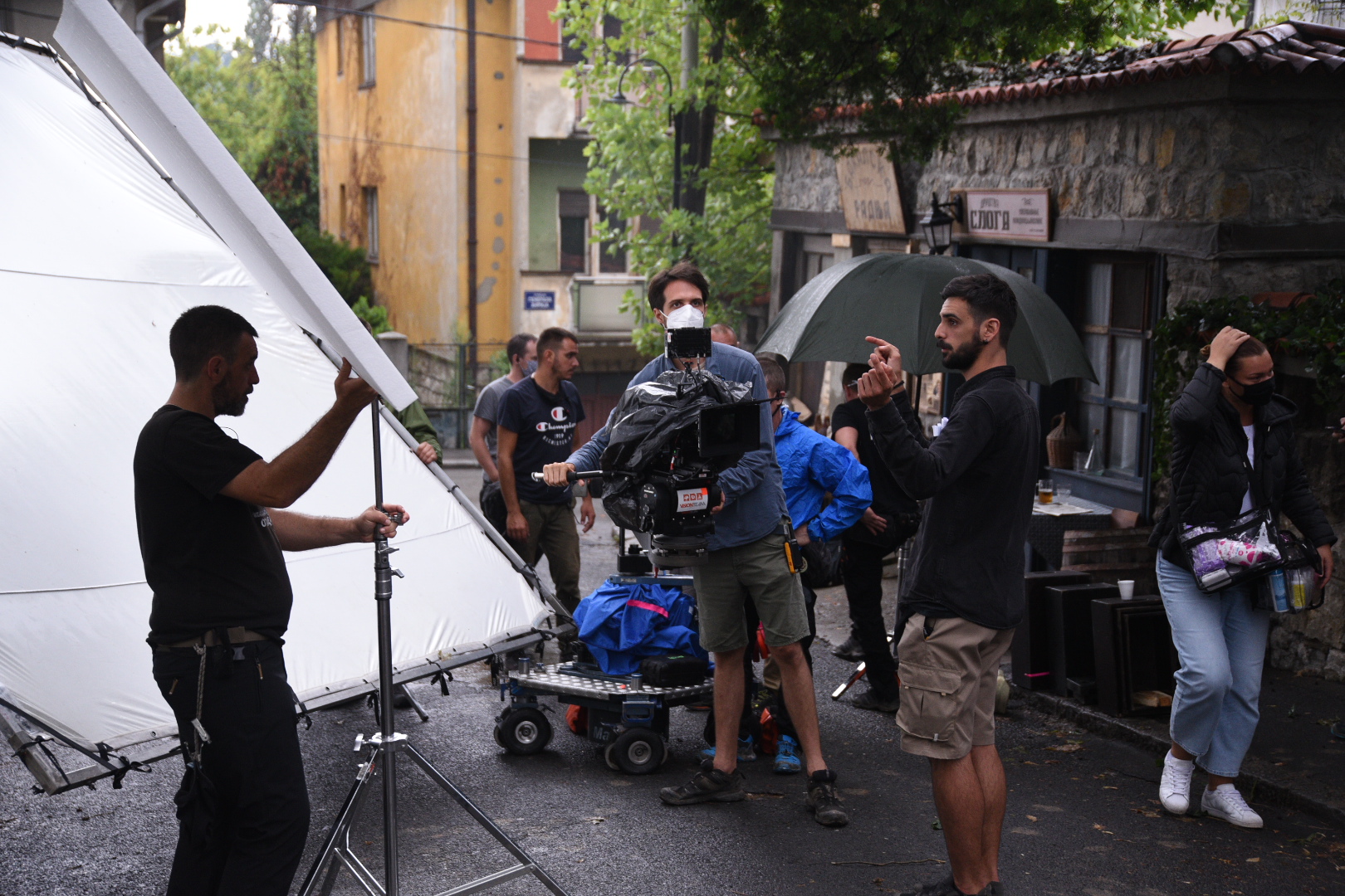 Beograd 05. avgust 2020. Vreme zla snimanje serija Foto:Dragan Mujan/Nova.rs