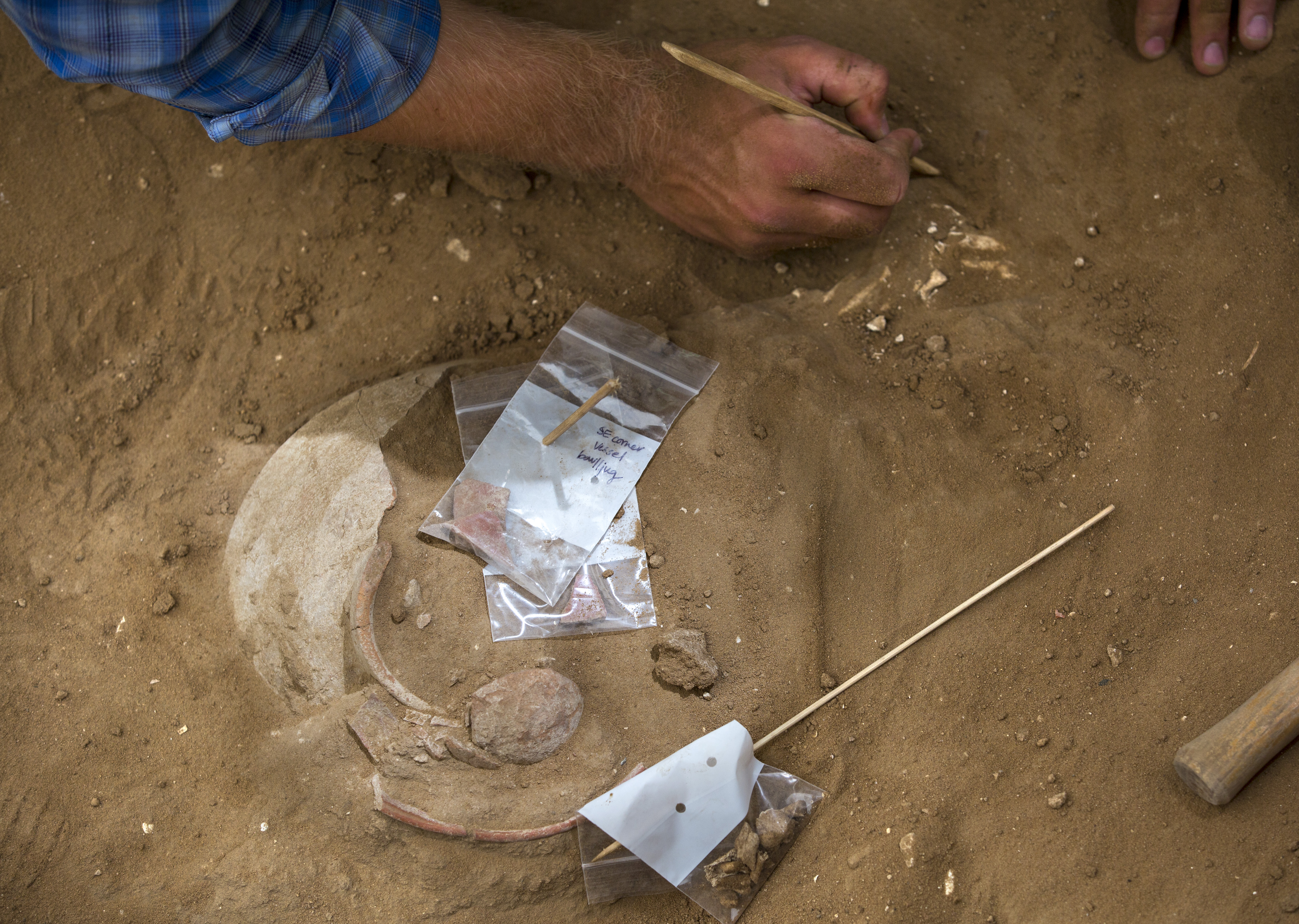 Arheološka iskopavanja, ilustracija