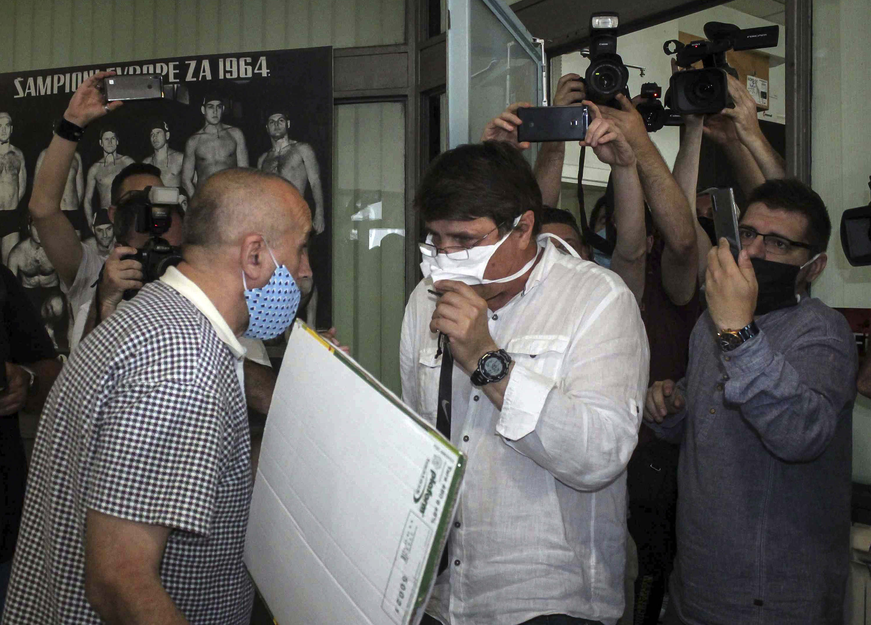 Vaterpolo-VK Partizan Press Konferencija za medije-Protest roditelja igraca
Beograd, 03.07.2020.
foto: Starsportphoto ©
