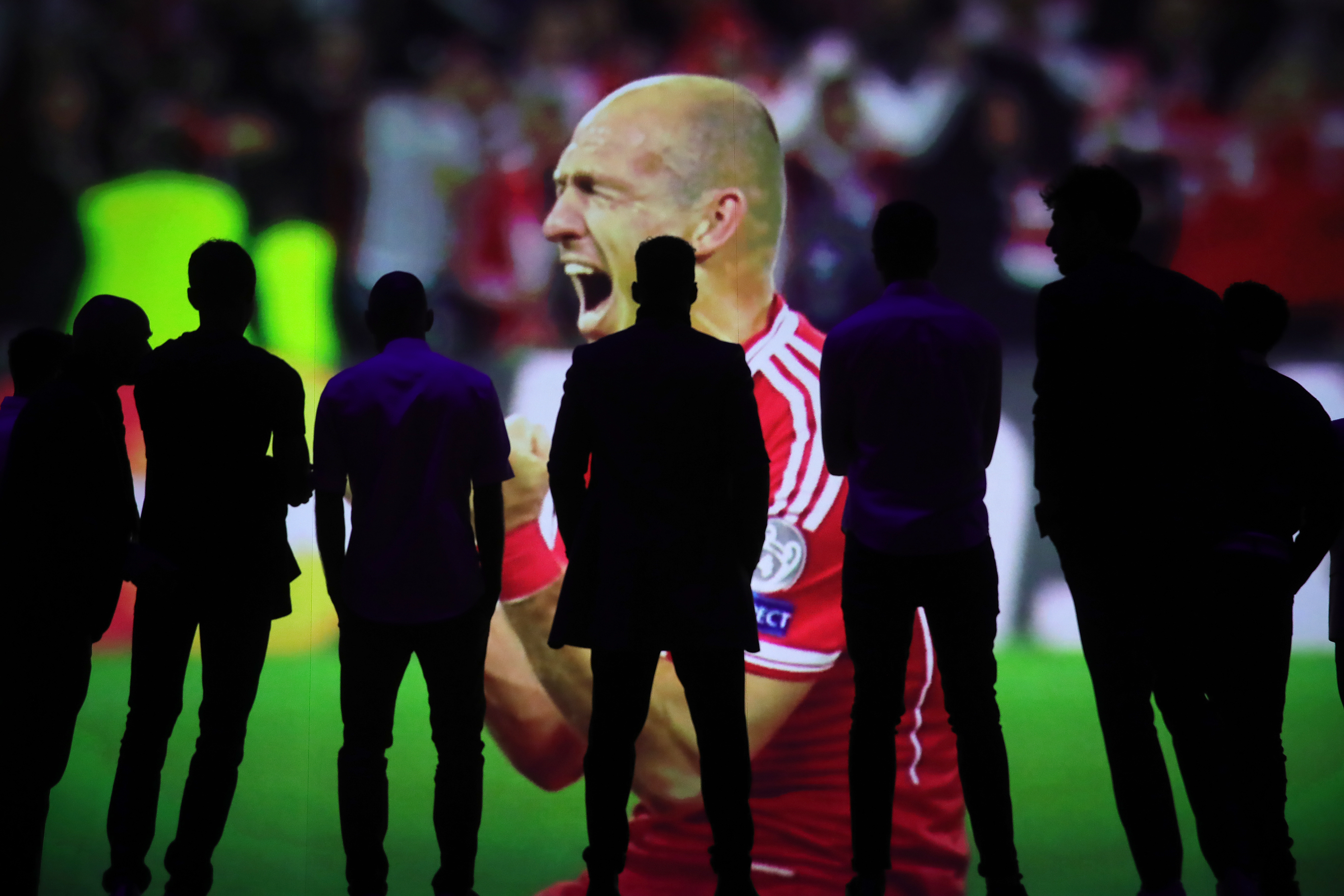 Bayern Munich celebrate German soccer championship