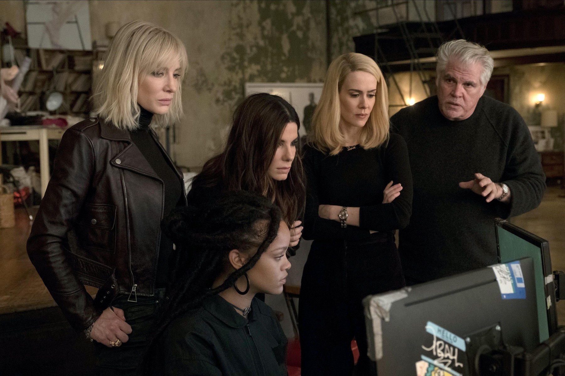 BLANCHETT,RIHANNA,BULLOCK,PAULSON,ROSS, OCEAN'S 8, 2018