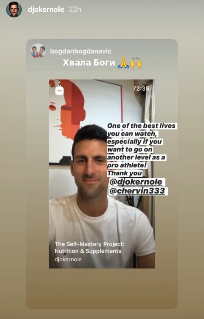 Foto: Instagram/djokernole