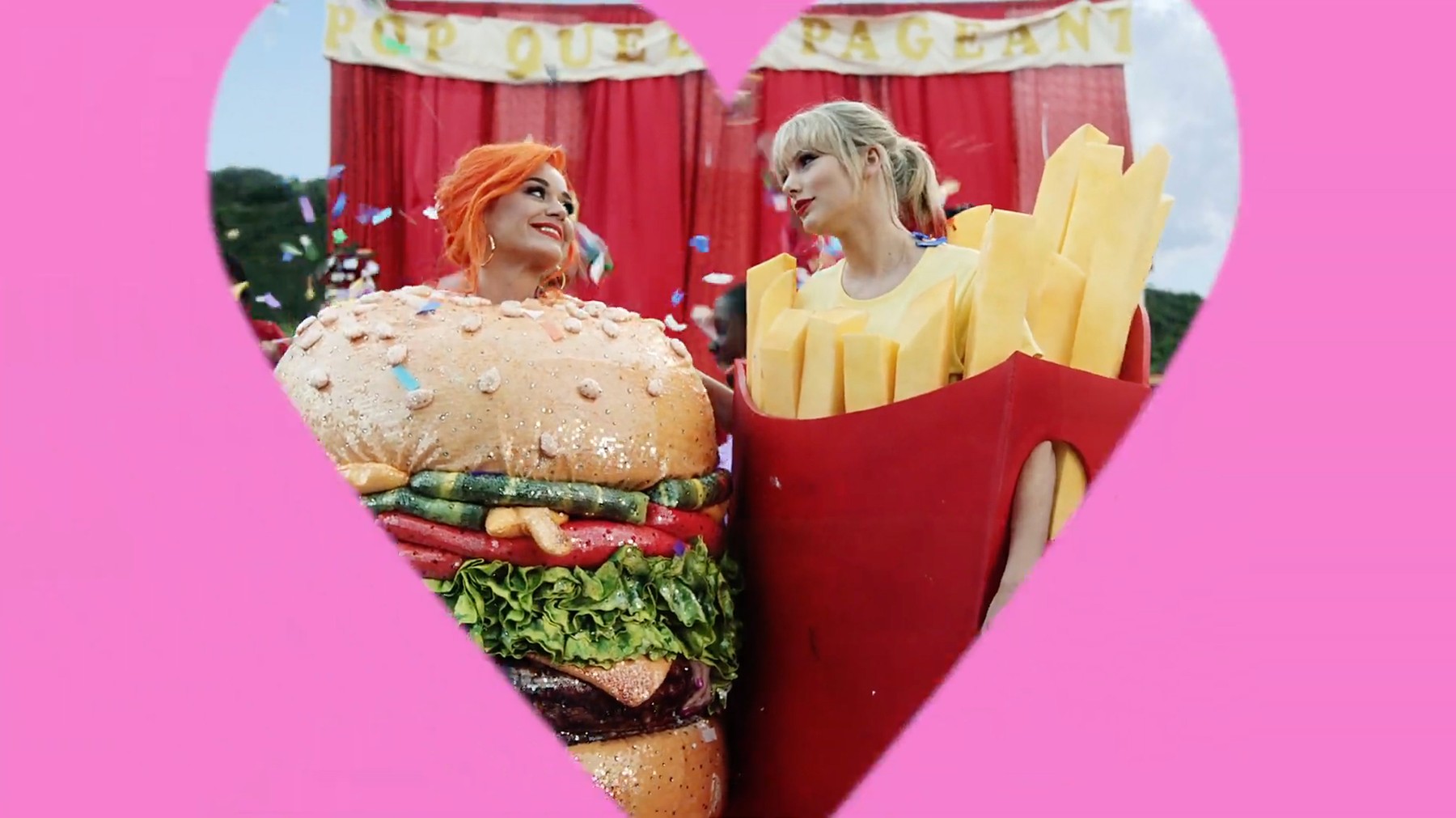Taylor Swift and Katy Perry end their beef as burger and fries