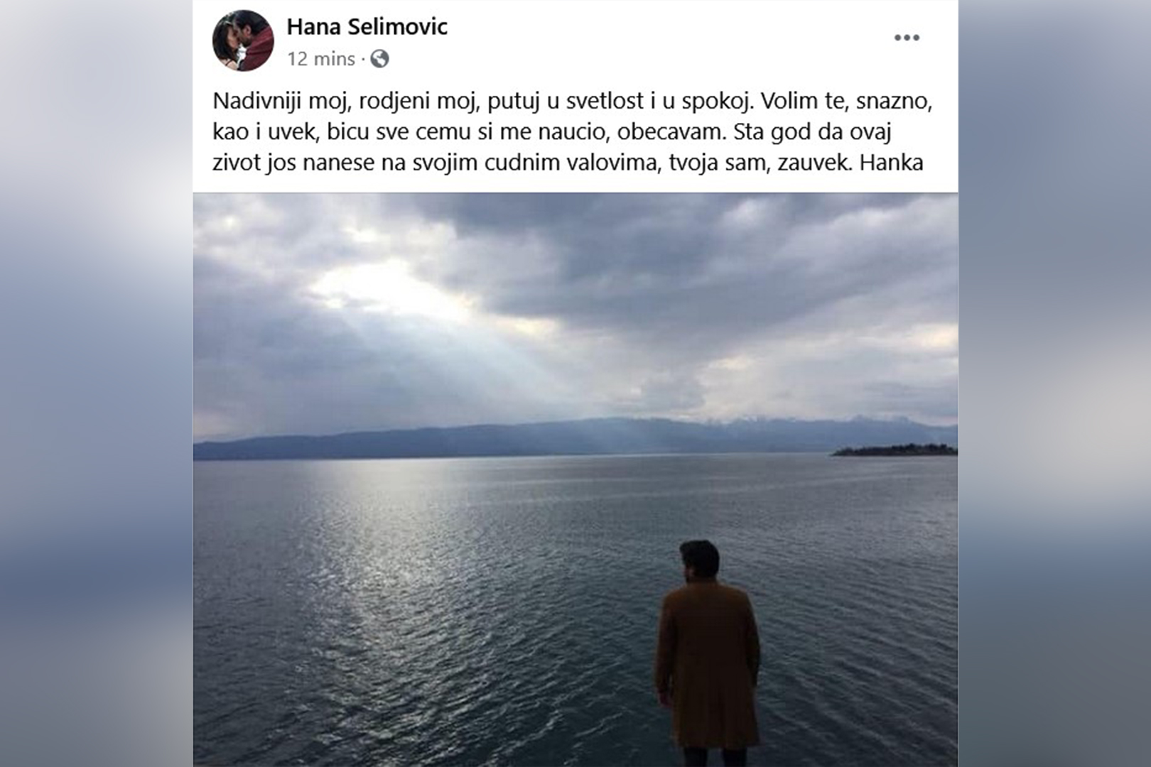 Hana Selimovic oprostaj facebook Igor Vuk Torbica