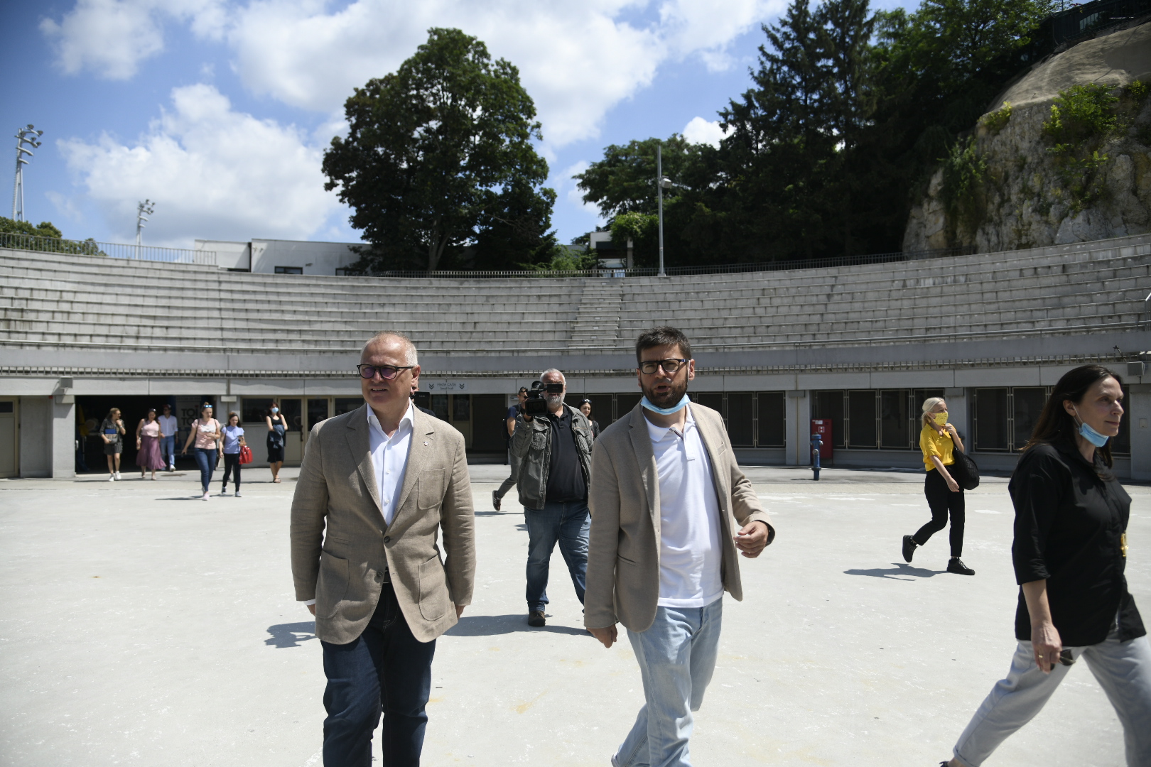 Beograd, 24.06.2020. Stadion Tašmajdan, Beogradska letnja scena, otvarnje, pripreme, Ponovo radi pozorište Foto: Nemanja Jovanović/Nova.rs