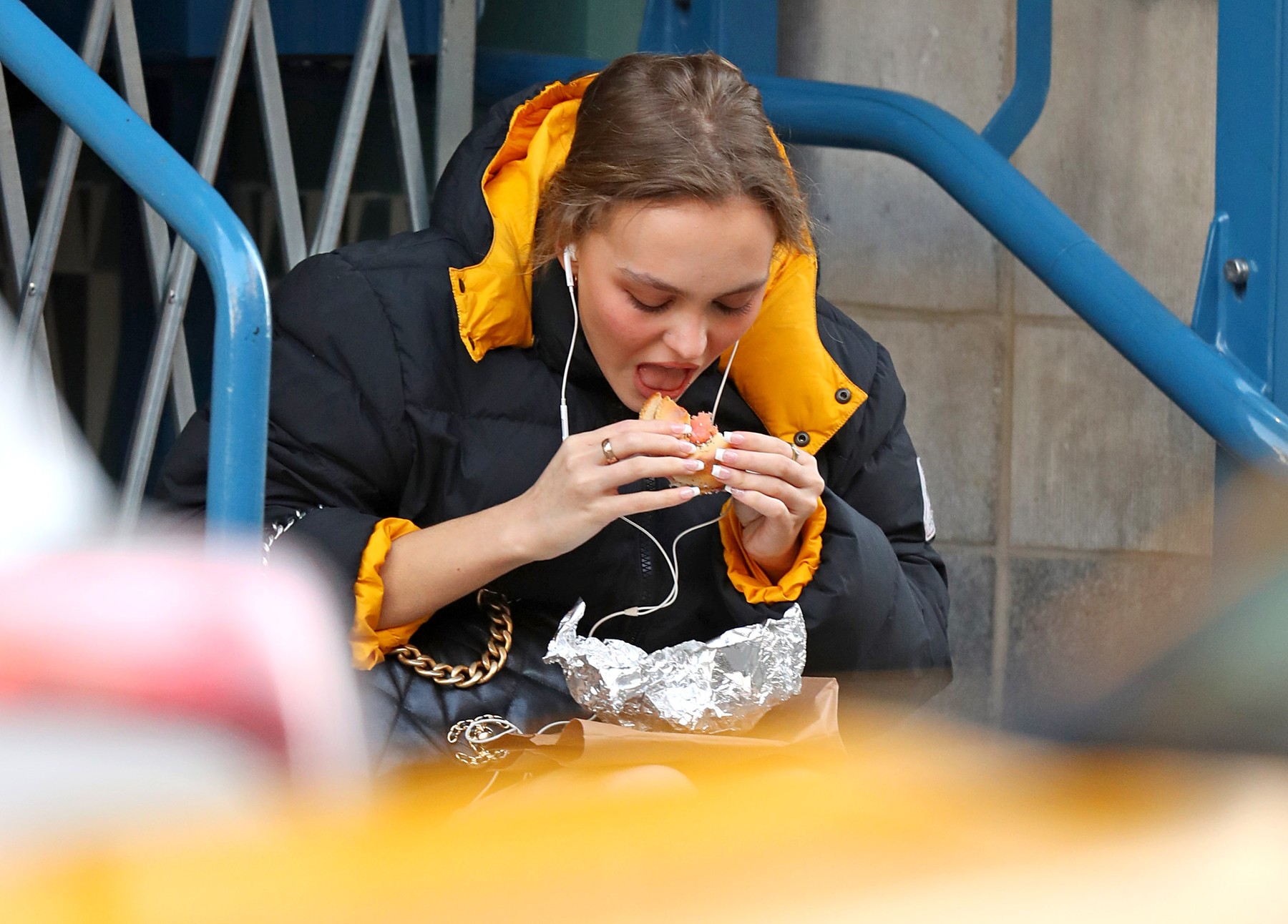EXCLUSIVE: Lily-Rose Depp Grabs a Coffee and a Bite to Eat in New York City