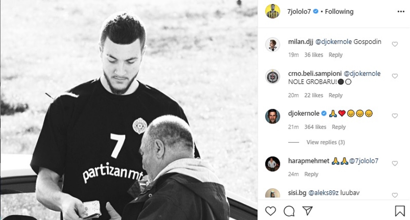 Screenshot / Instagram / jololo7