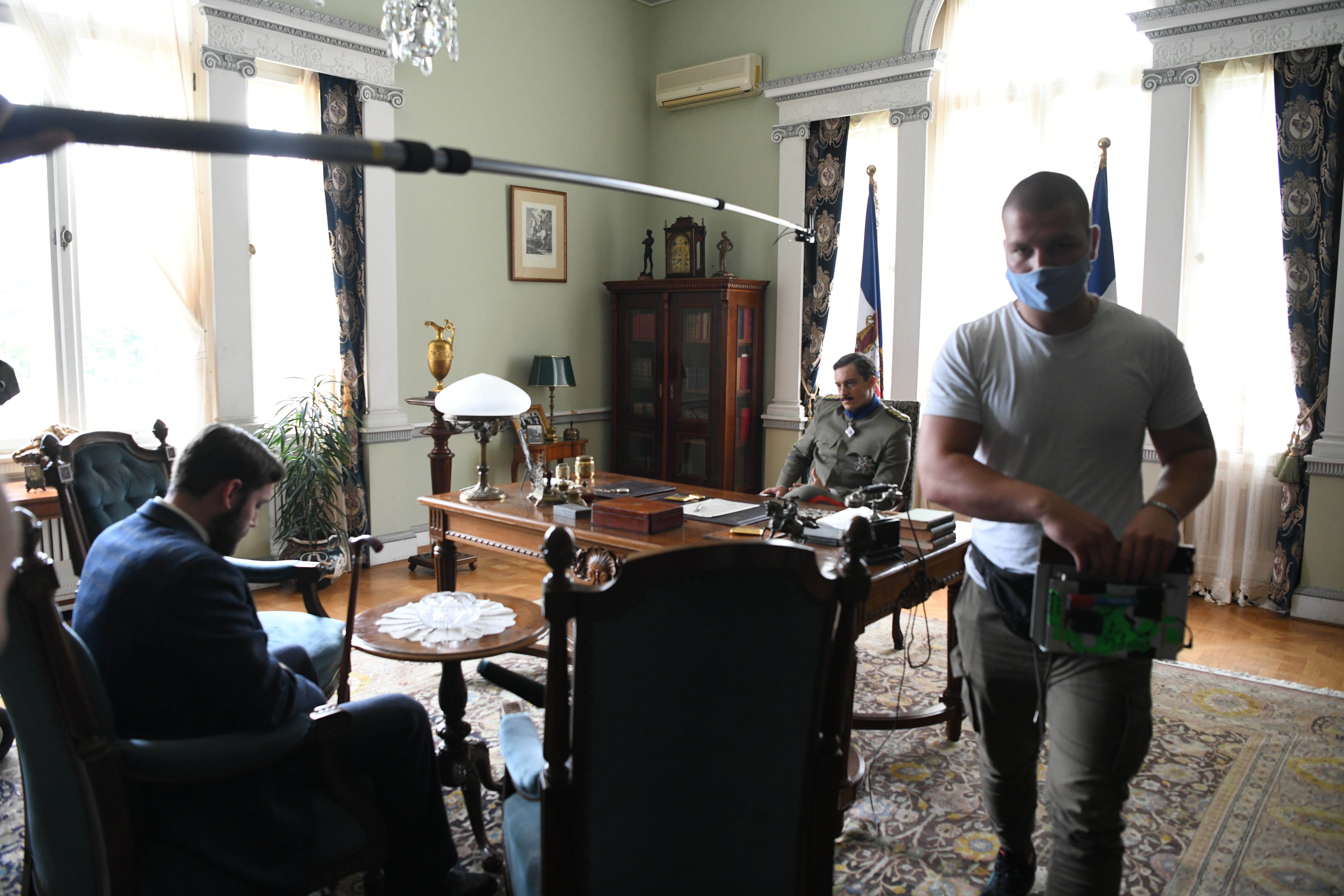 BEOGRAD 21.06.2020 Ljubomir Bulajić, Snimanje serije Kralj foto:Vesna Lalic/Nova.rs