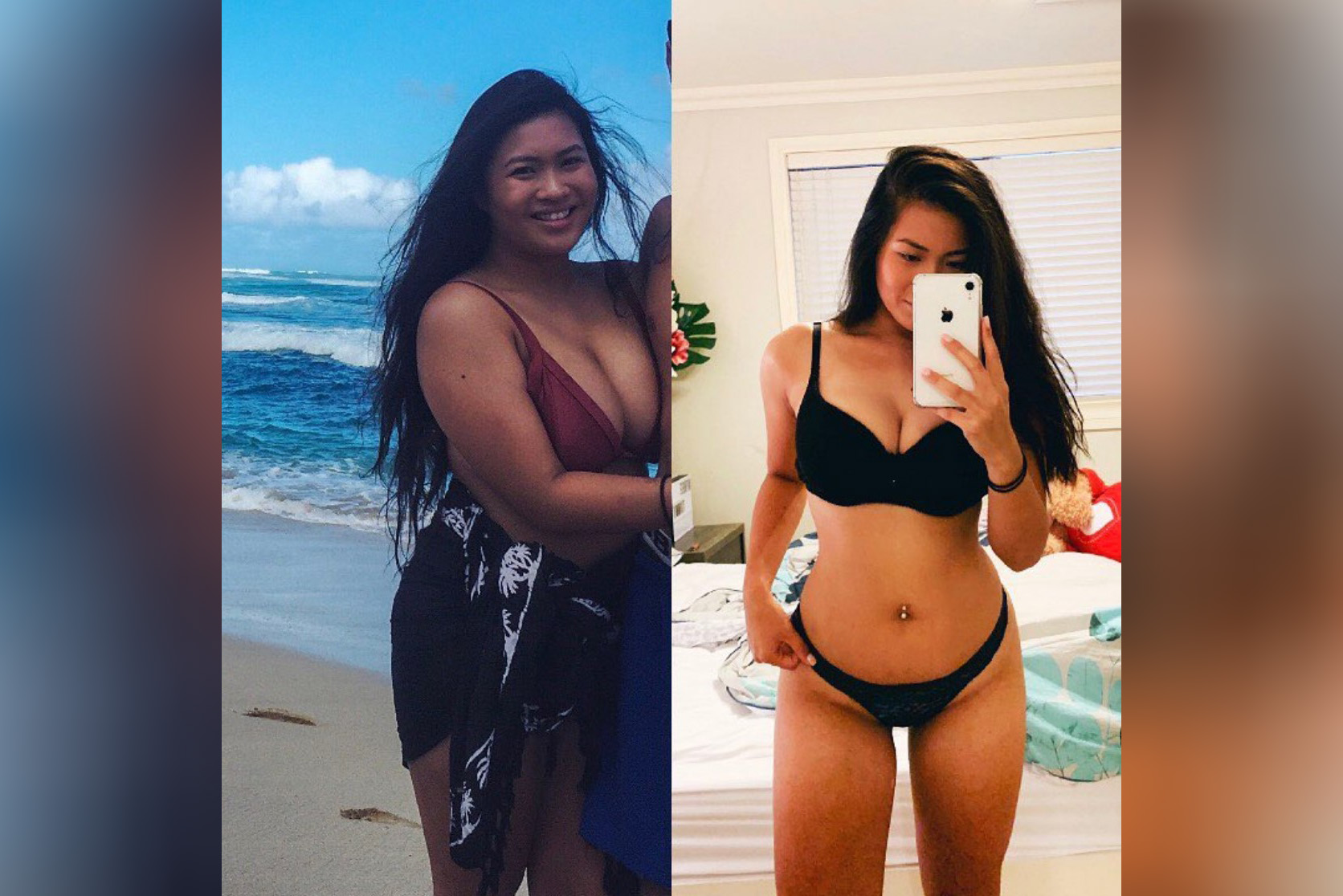 Transformacija, dijeta, mršavljenje, fitnes, pre i posle Foto: Instagram/angelmaybowyer