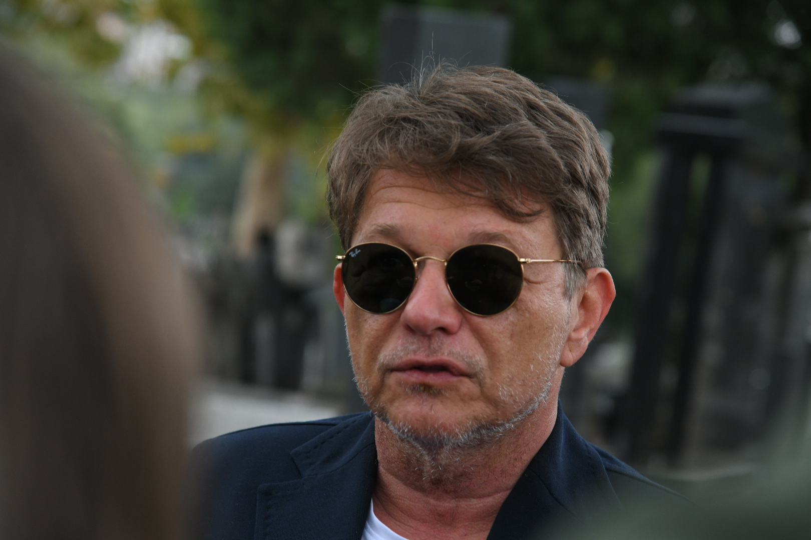 Beograd, 30.09.2020. Centralno groblje, Pomen, Toma Zdravković, Dragan Bjelogrlić Foto: Nemanja Jovanović/Nova.rs