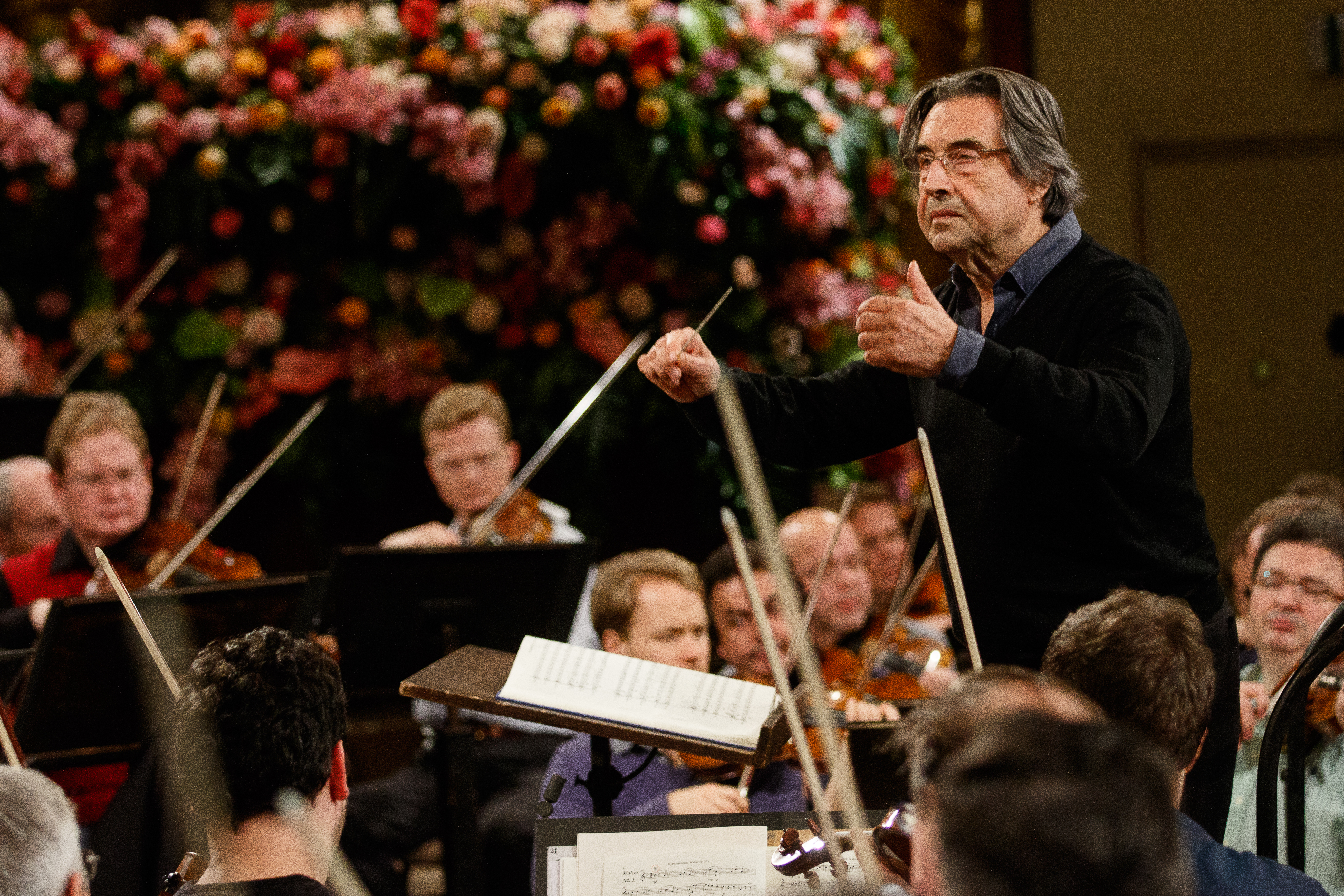 Rehearsal of the Vienna Philharmonic New Year's Concert 2018