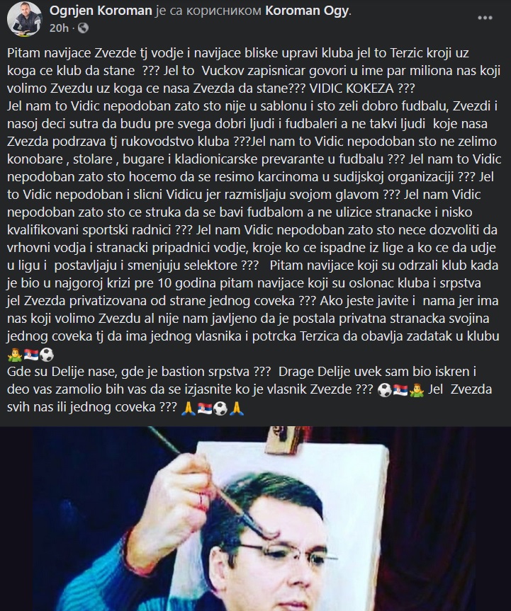 Foto: Facebook/Ognjen Koroman