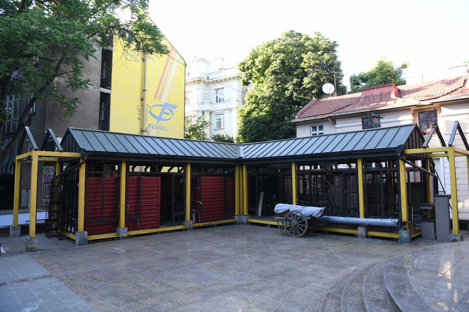 Beograd 22.05.2020. Letnja scena pozorišta Atelje 212, zgrada Foto: Vesna Lalić/Nova.rs