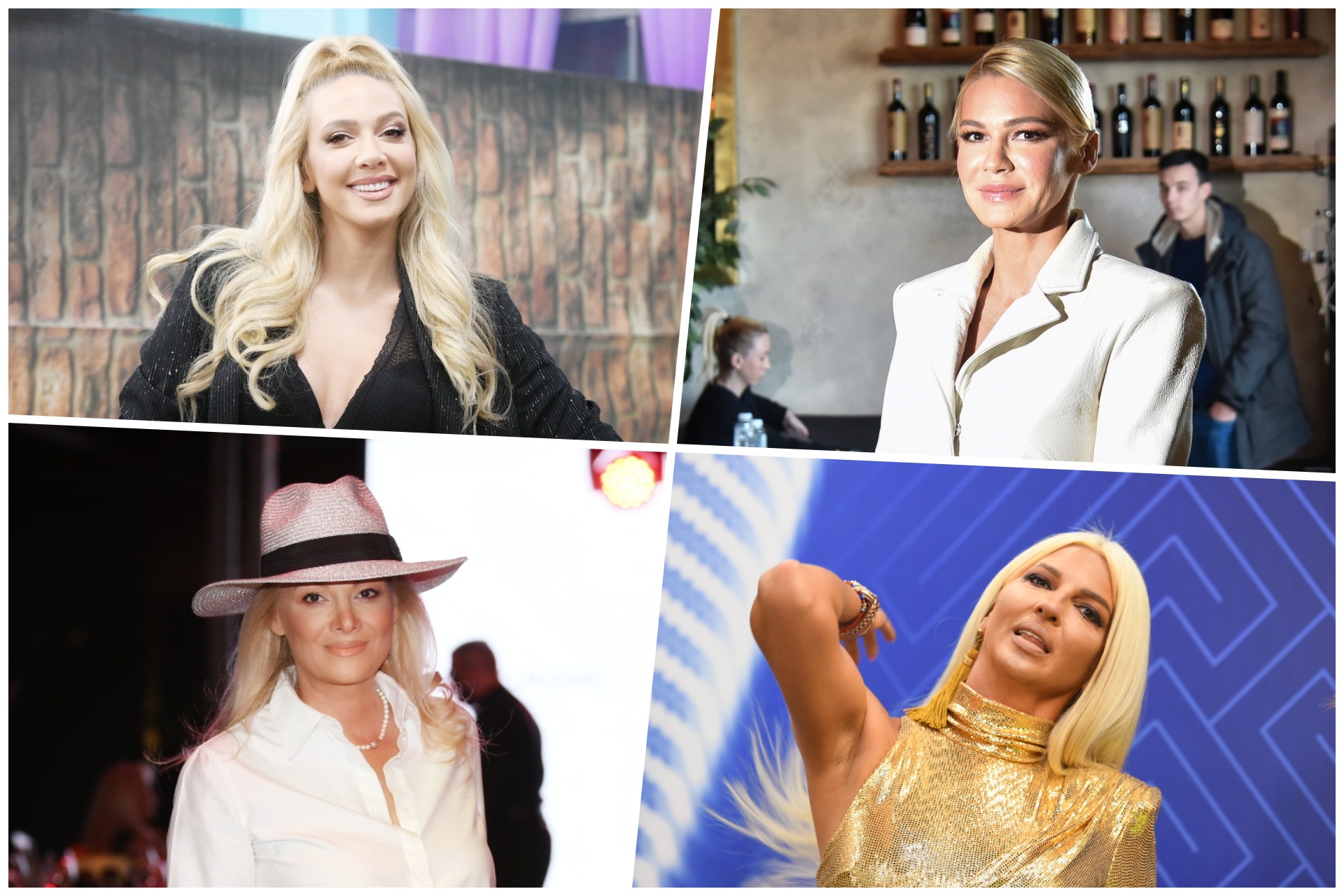 Milica Todorović, Nataša Bekvalac, Ilda Šaulić i Karleuša