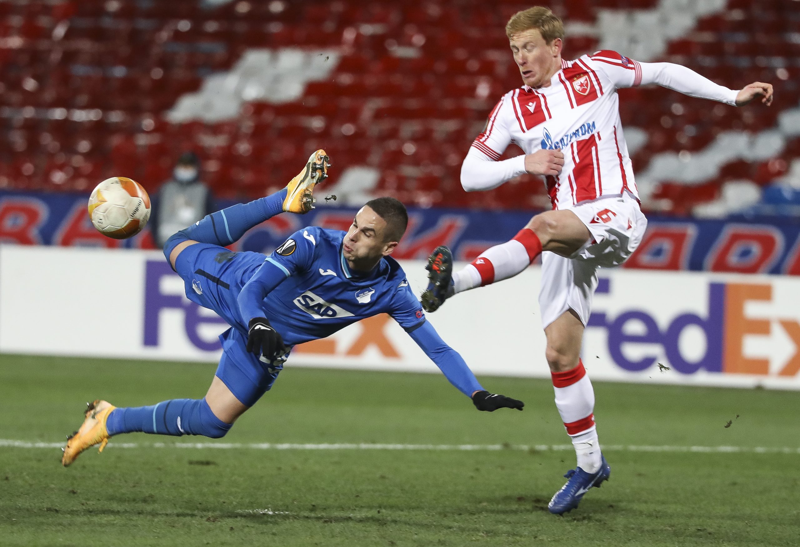 Fudbal-UEFA Europa League Group Stage Group L-Season 20020/2021 
Crvena Zvezda v Hoffenheim
Beograd, 03.12.2020.
foto: Srdjan Stevanovic/Starsportphoto ©