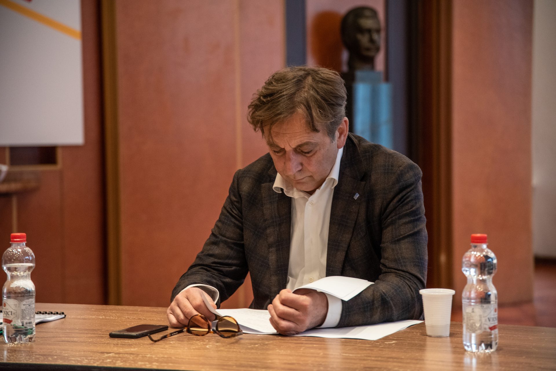 beograd 01.06.2020 Atelje 212: Prva proba predstave "Pikaso"  Tihomir Stanic  Foto: Dragan Mujan/Nova.rs