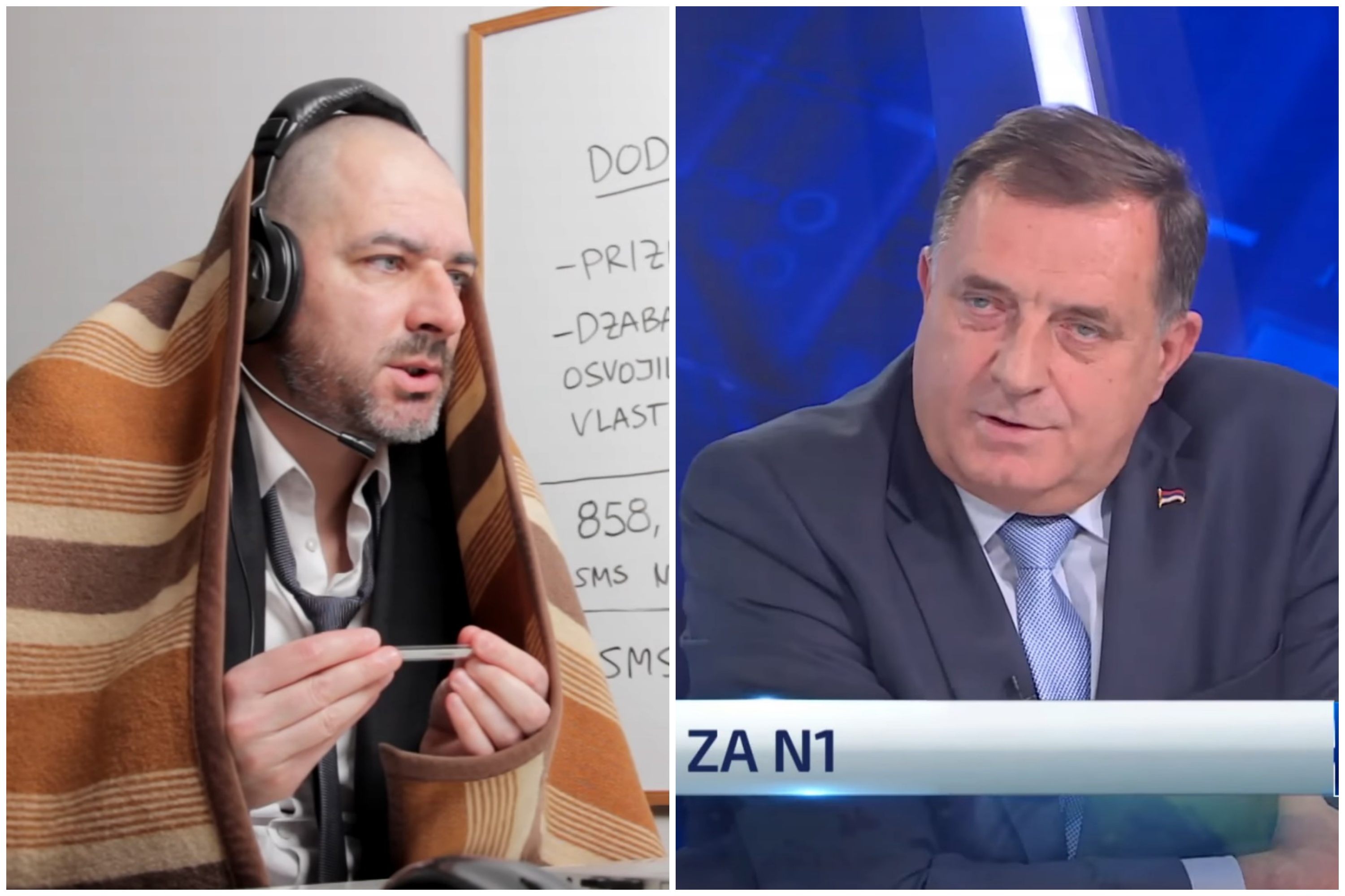 Suflermen, Milorad Dodik, kombo Foto: Printscreen/YouTube/Suflermen