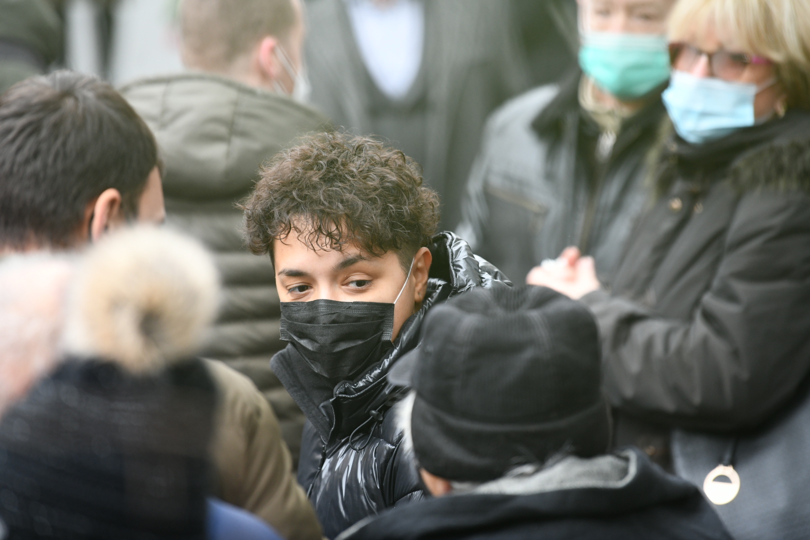 Marija Šerifović
Beograd 11.12.2020. Sahrana, Džej Ramadanovski, Novo groblje Foto: Vesna Lalić/Nova.rs