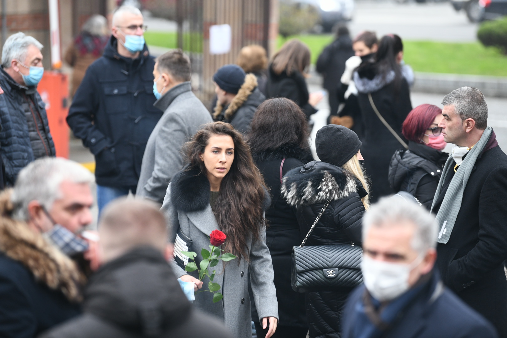 Ivana Dudić
Beograd 11.12.2020. Sahrana, Džej Ramadanovski, Novo groblje Foto: Vesna Lalić/Nova.rs
