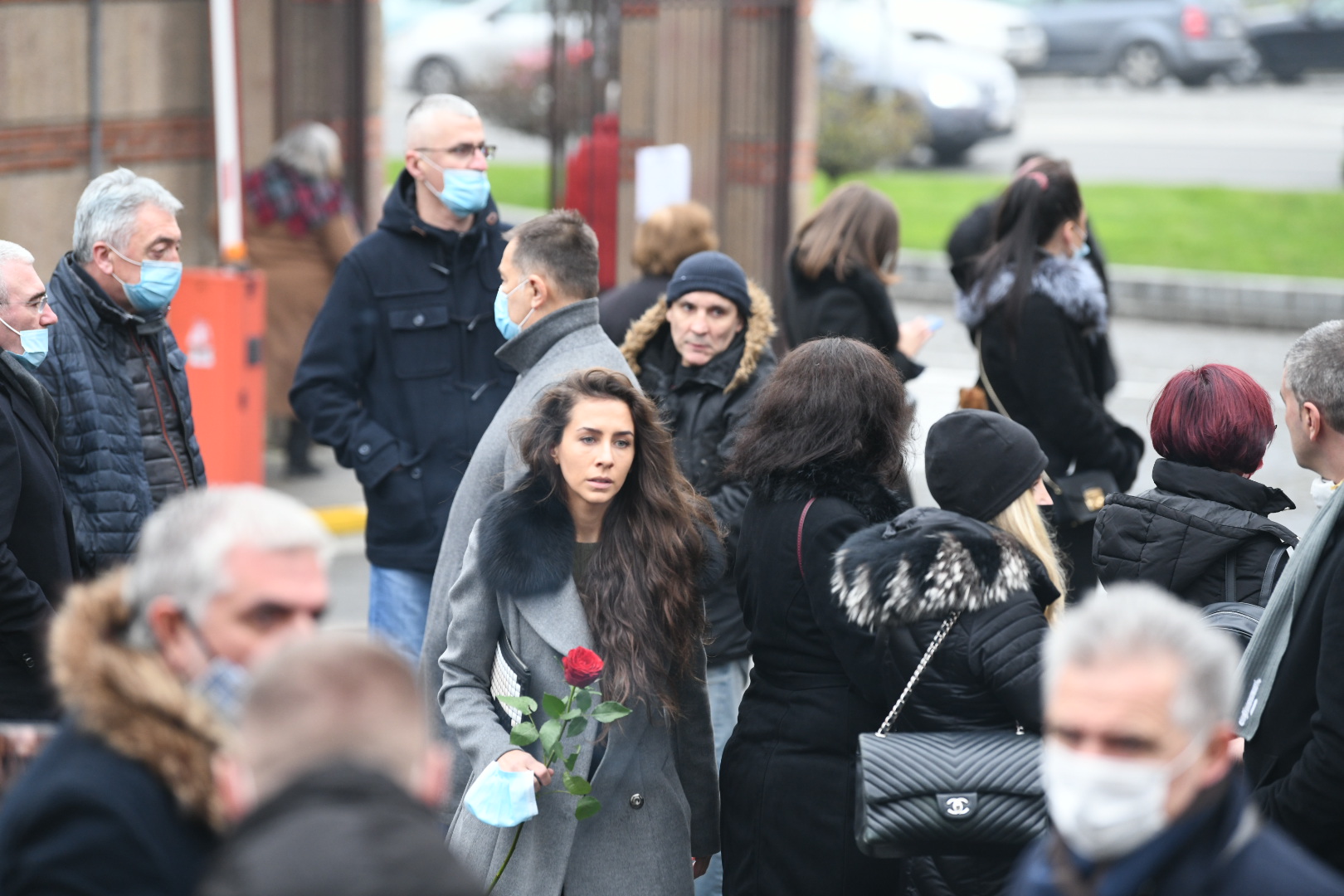 Ivana Dudić
Beograd 11.12.2020. Sahrana, Džej Ramadanovski, Novo groblje Foto: Vesna Lalić/Nova.rs