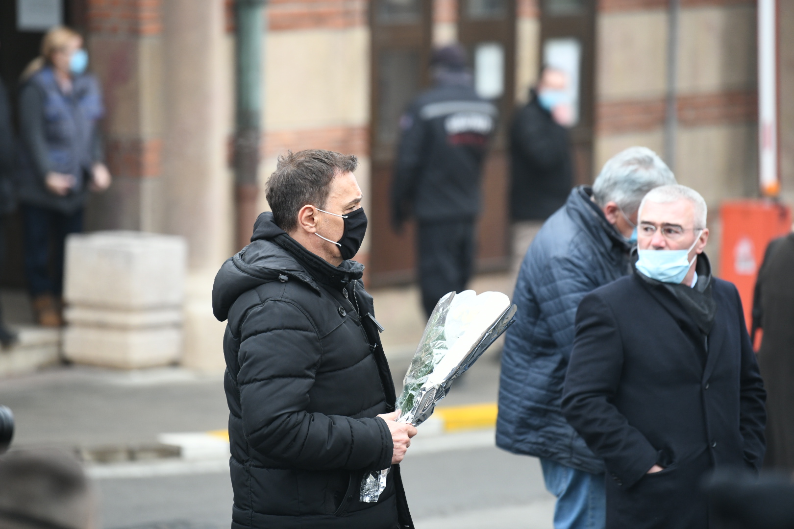 Dragan Kojić Keba
Beograd 11.12.2020. Sahrana, Džej Ramadanovski, Novo groblje Foto: Vesna Lalić/Nova.rs